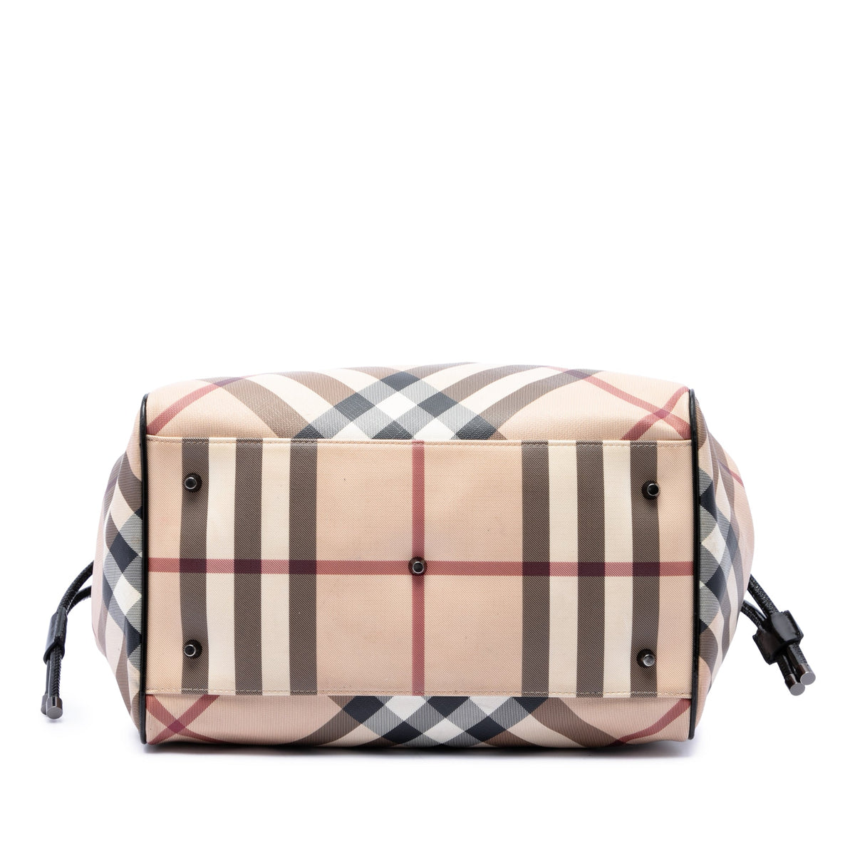 Burberry Supernova Check Coated Canvas Bilmore Tote