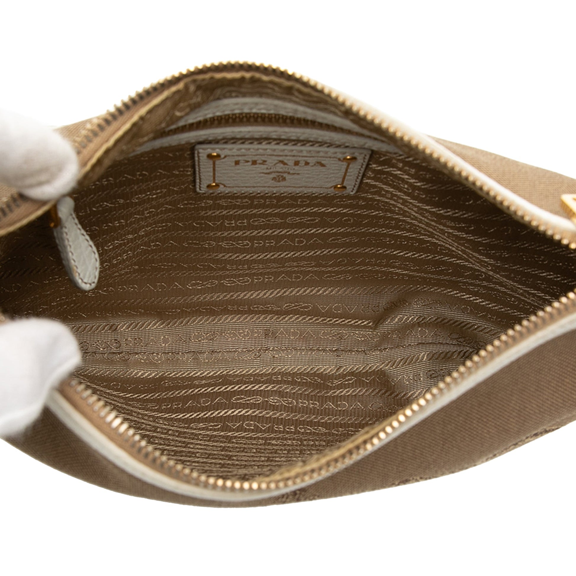 Prada Canvas Canapa Logo Crossbody