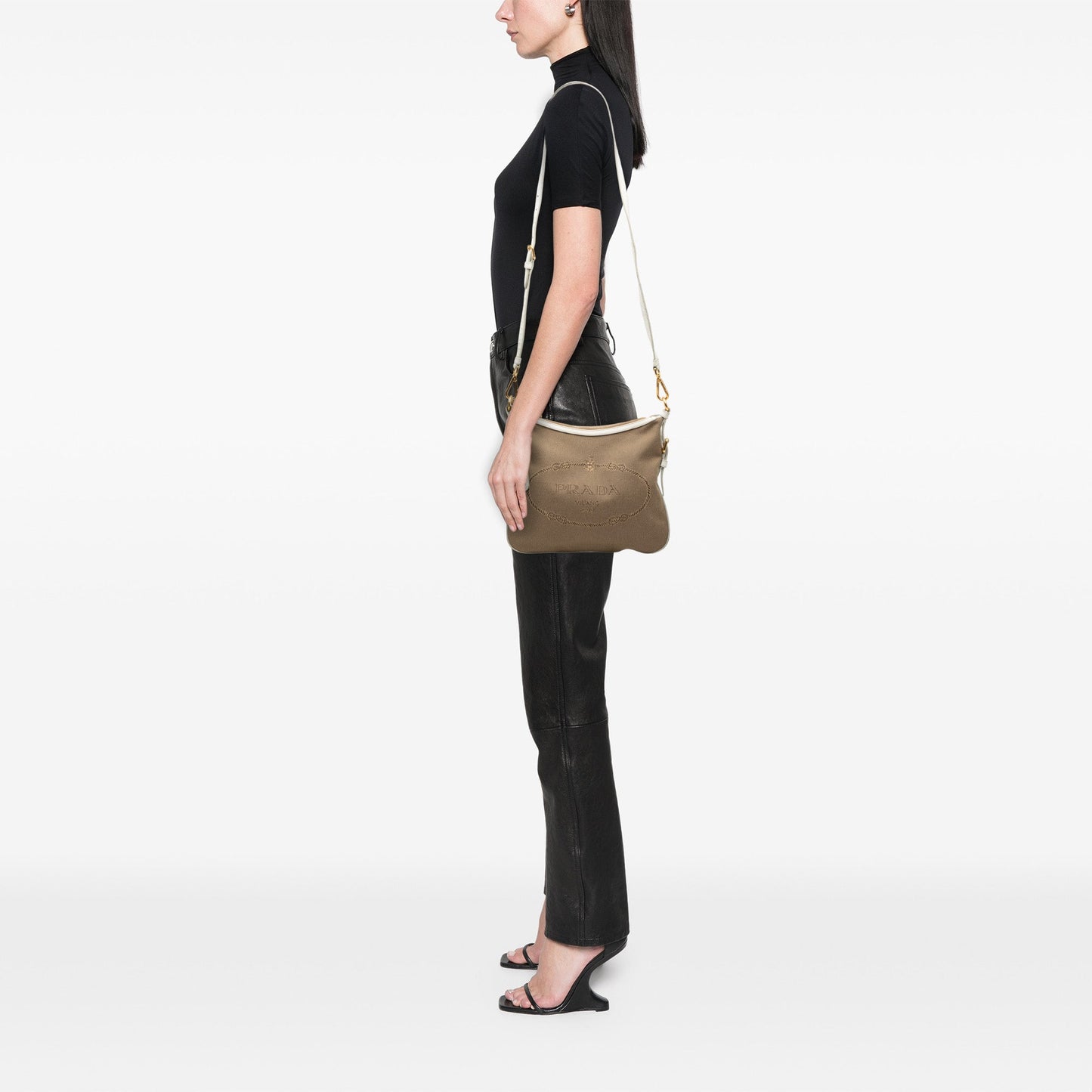 Prada Canvas Canapa Logo Crossbody