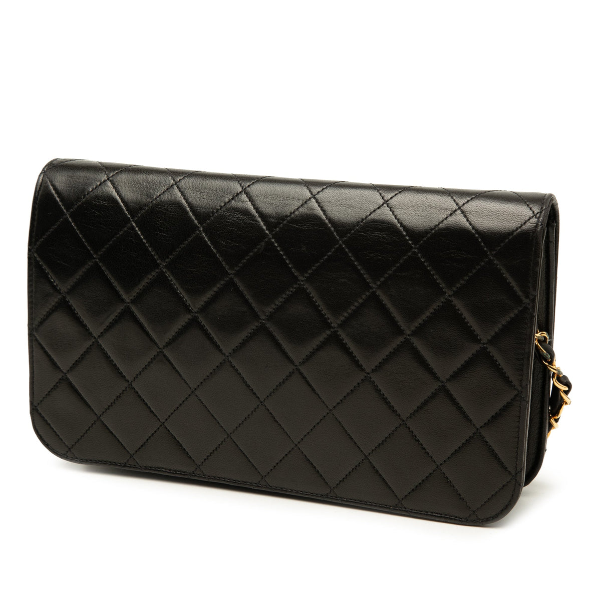 Chanel CC Quilted Lambskin Full Single Flap