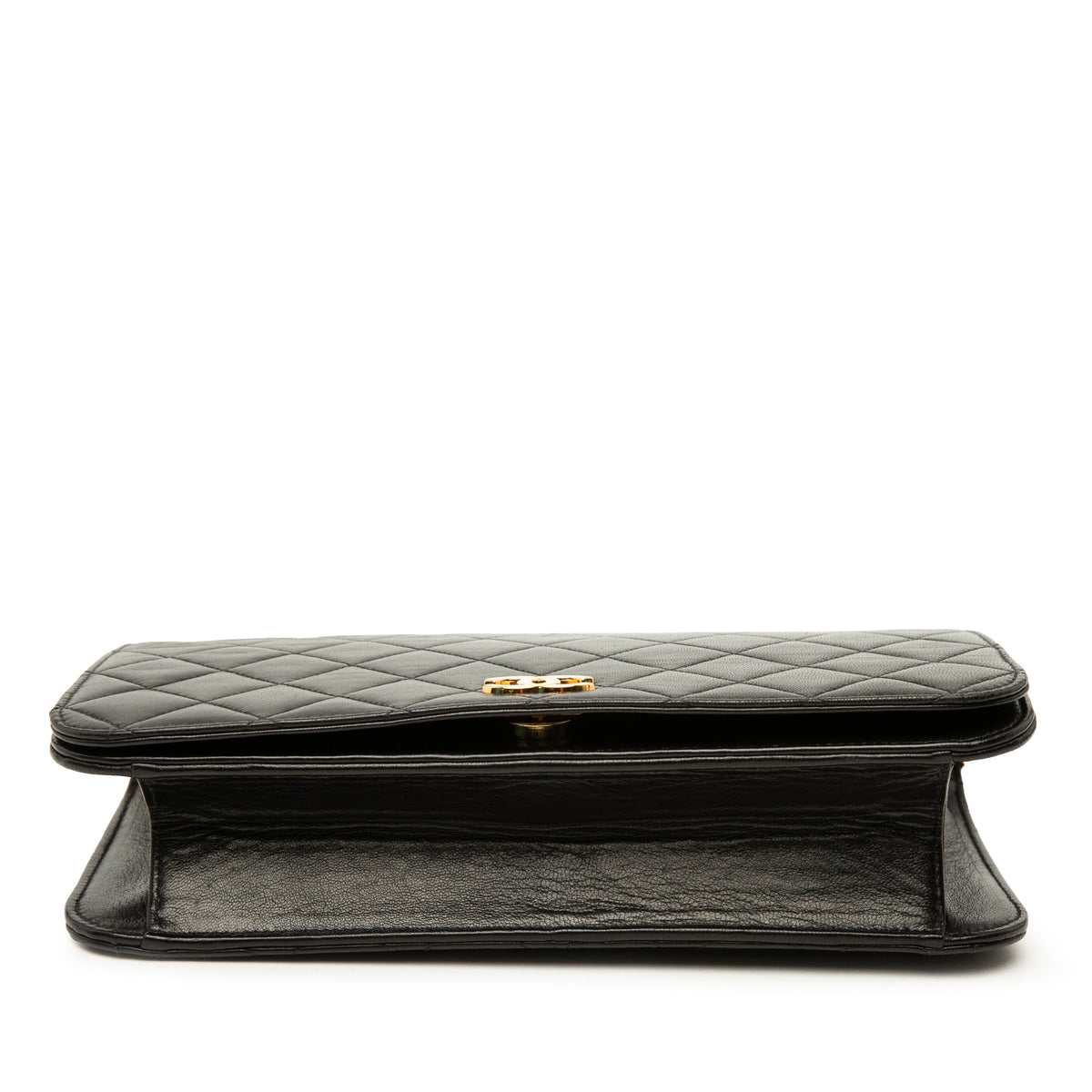 Chanel CC Quilted Lambskin Full Single Flap