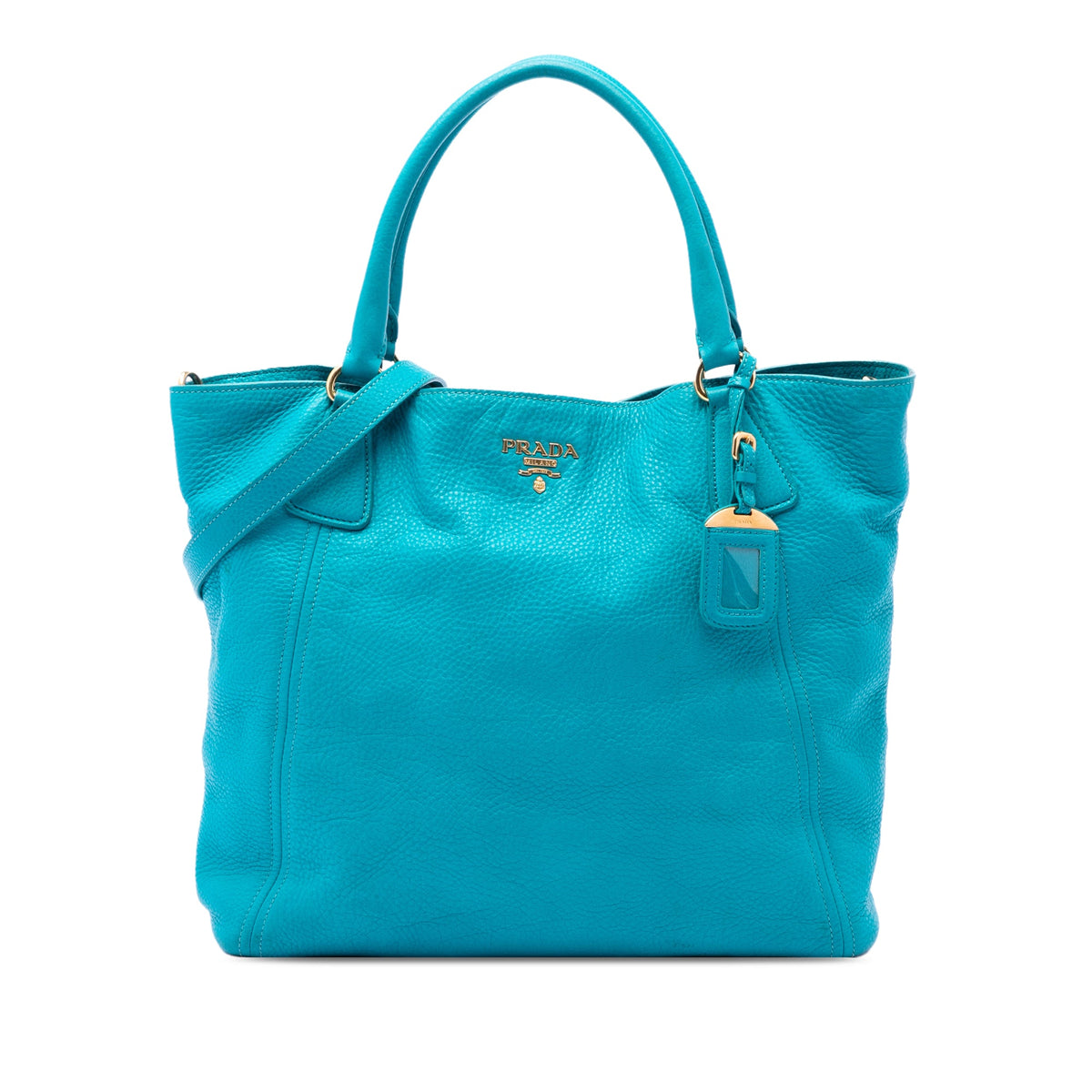 Prada Vitello Daino Open Convertible Tote