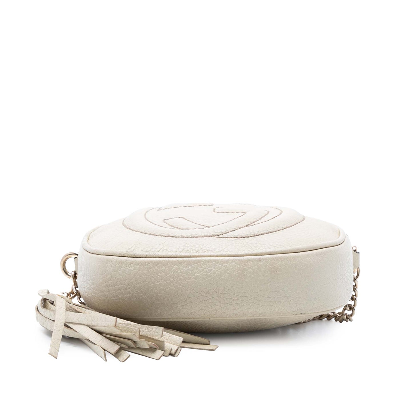 Gucci Mini Pebbled Calfskin Soho Chain Crossbody