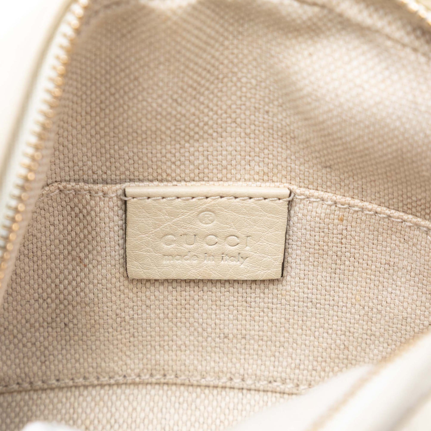 Gucci Mini Pebbled Calfskin Soho Chain Crossbody