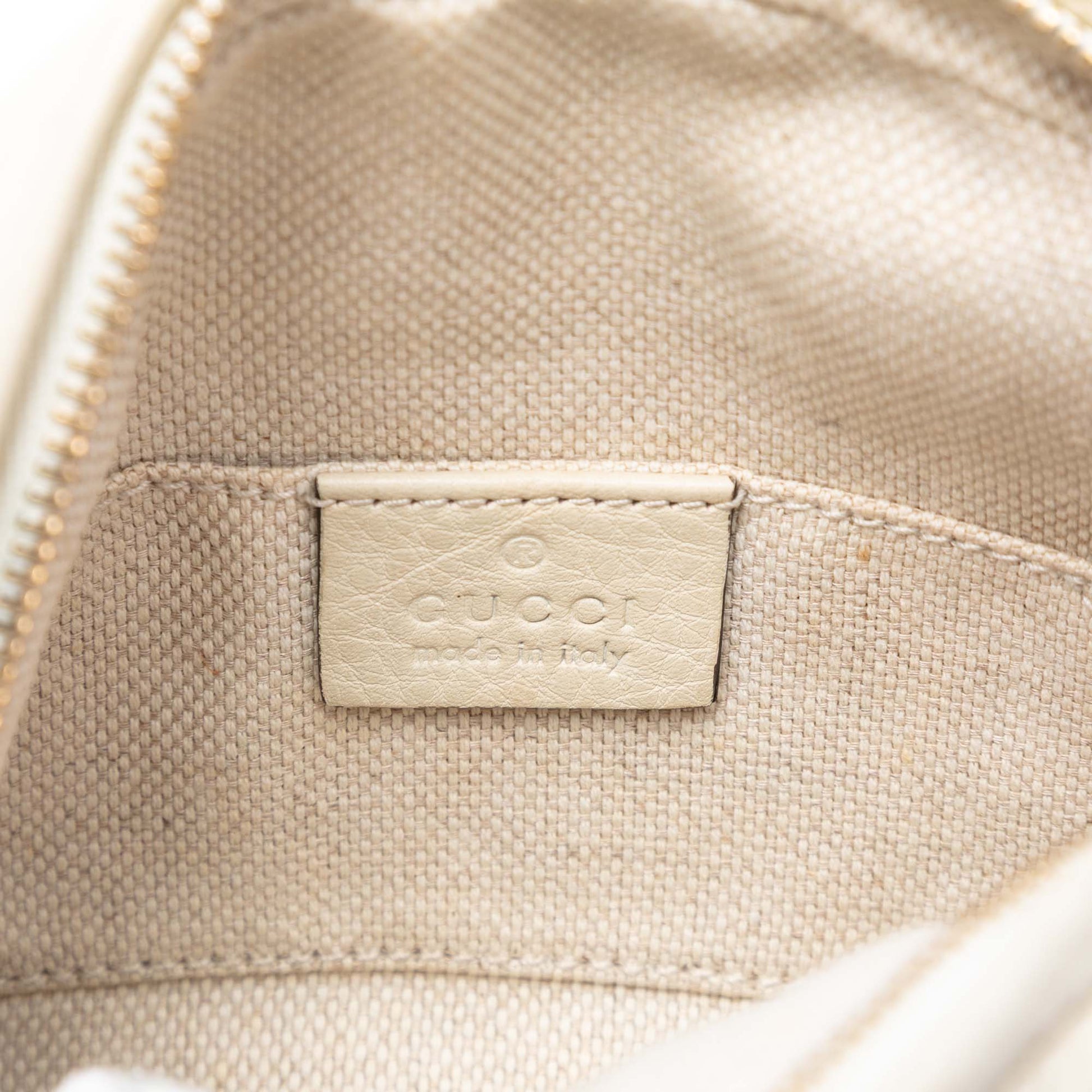 Gucci Mini Pebbled Calfskin Soho Chain Crossbody