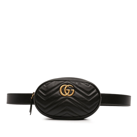 GG Marmont Matelasse Leather Belt Bag