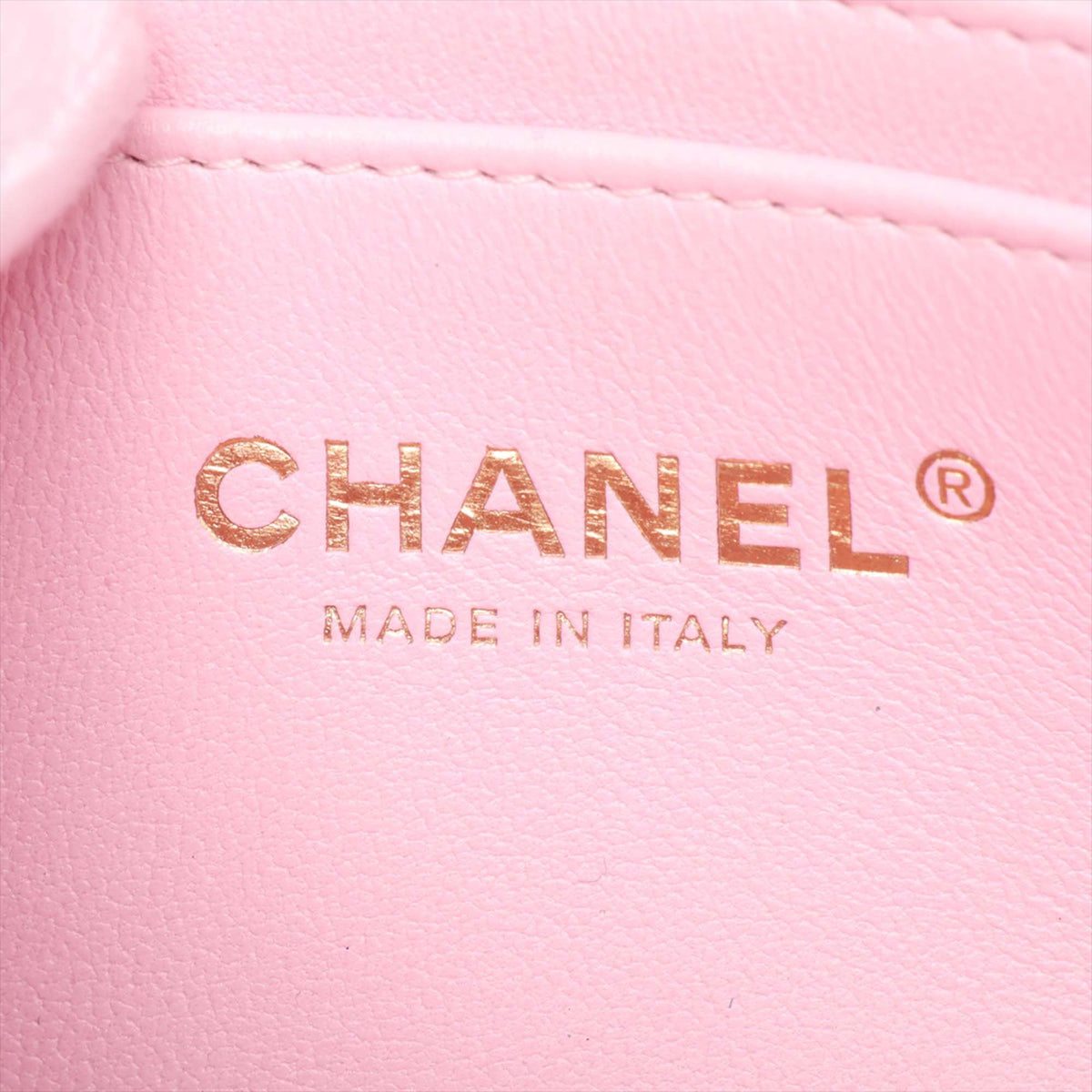 Chanel Mini Rectangular Classic Lambskin Single Flap — Pink