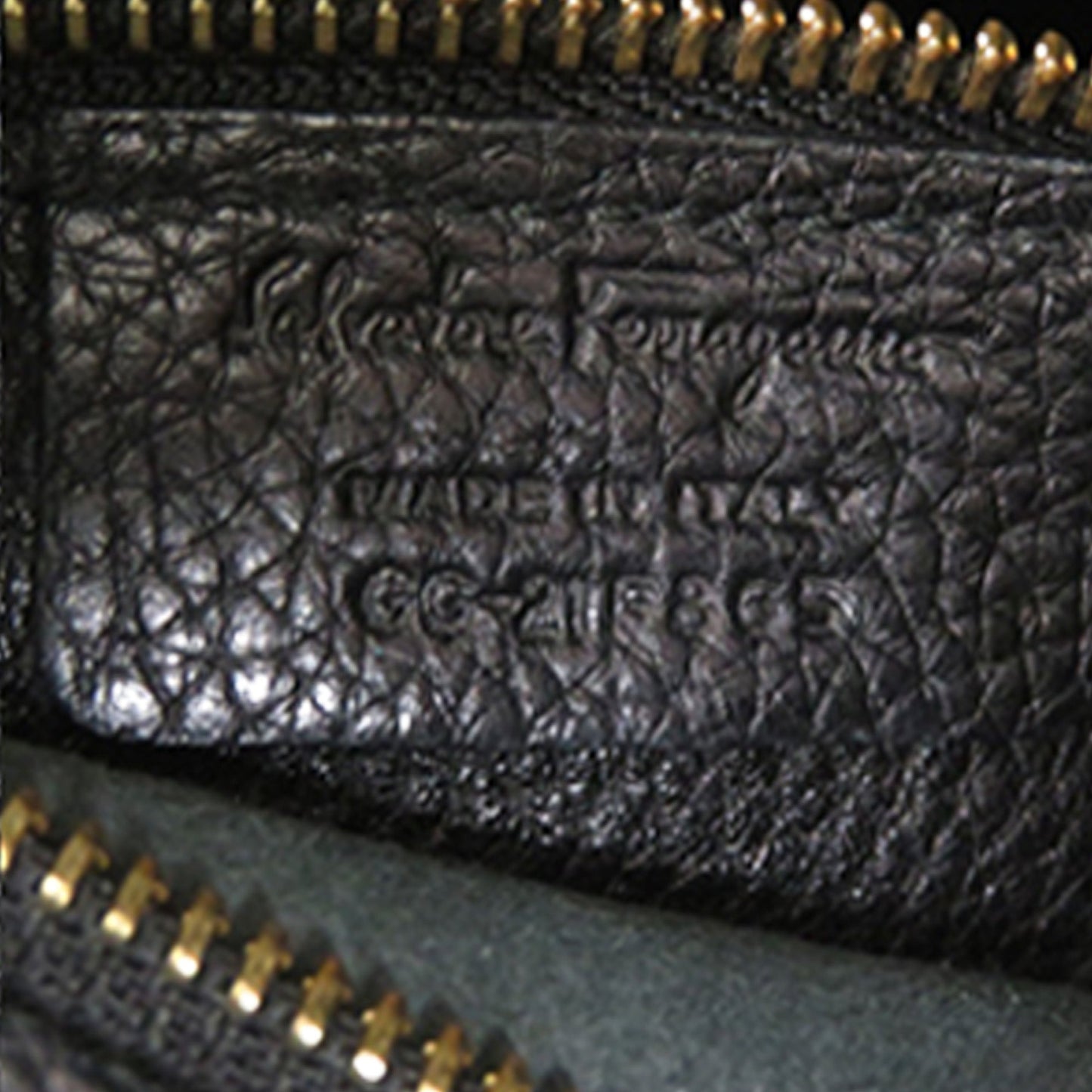 Ferragamo Pebbled Leather Ally Hobo