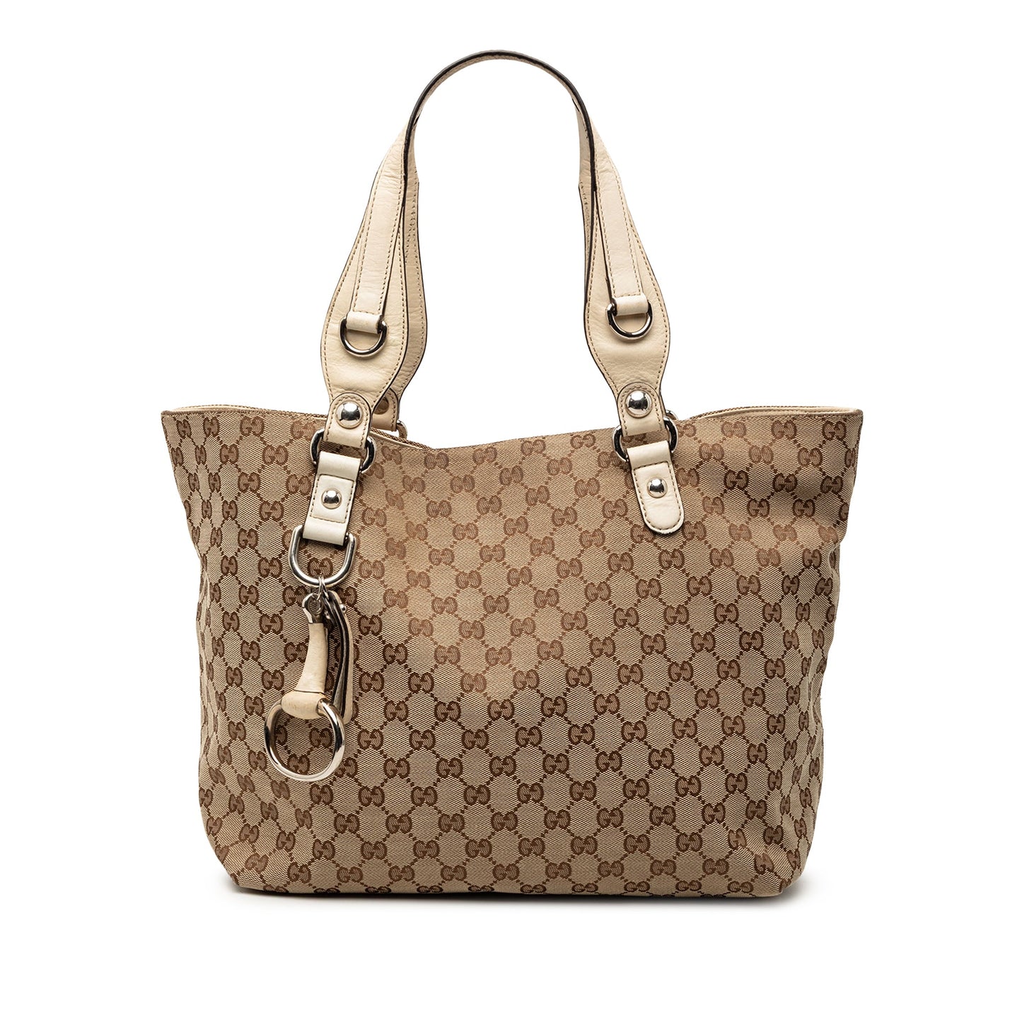 Gucci Medium GG Canvas Icon Bit Tote