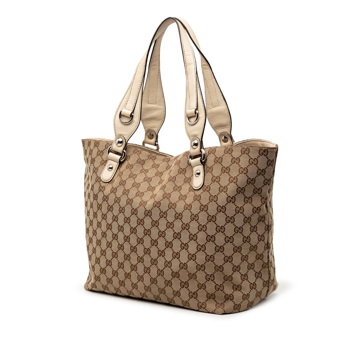 Gucci Medium GG Canvas Icon Bit Tote