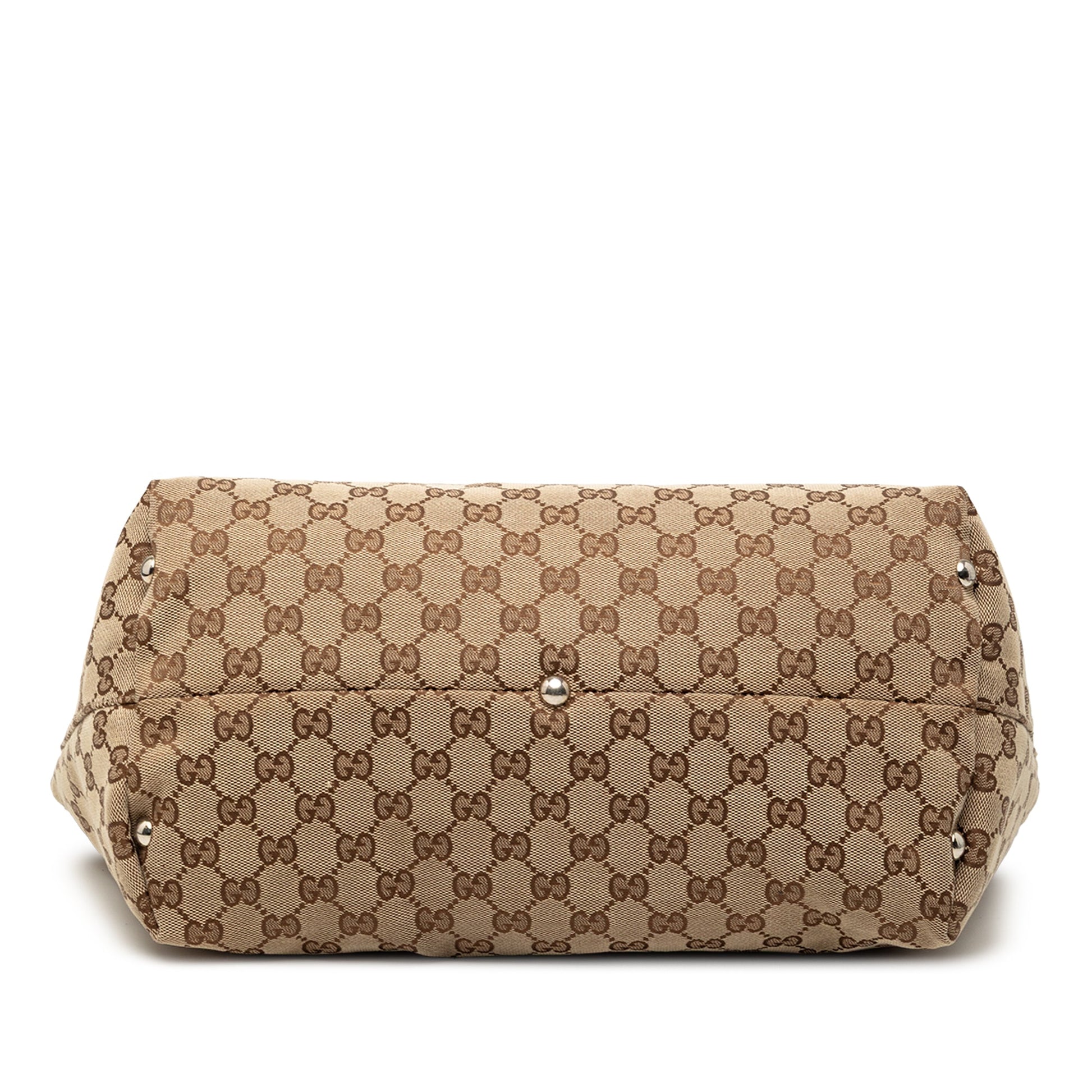 Gucci Medium GG Canvas Icon Bit Tote