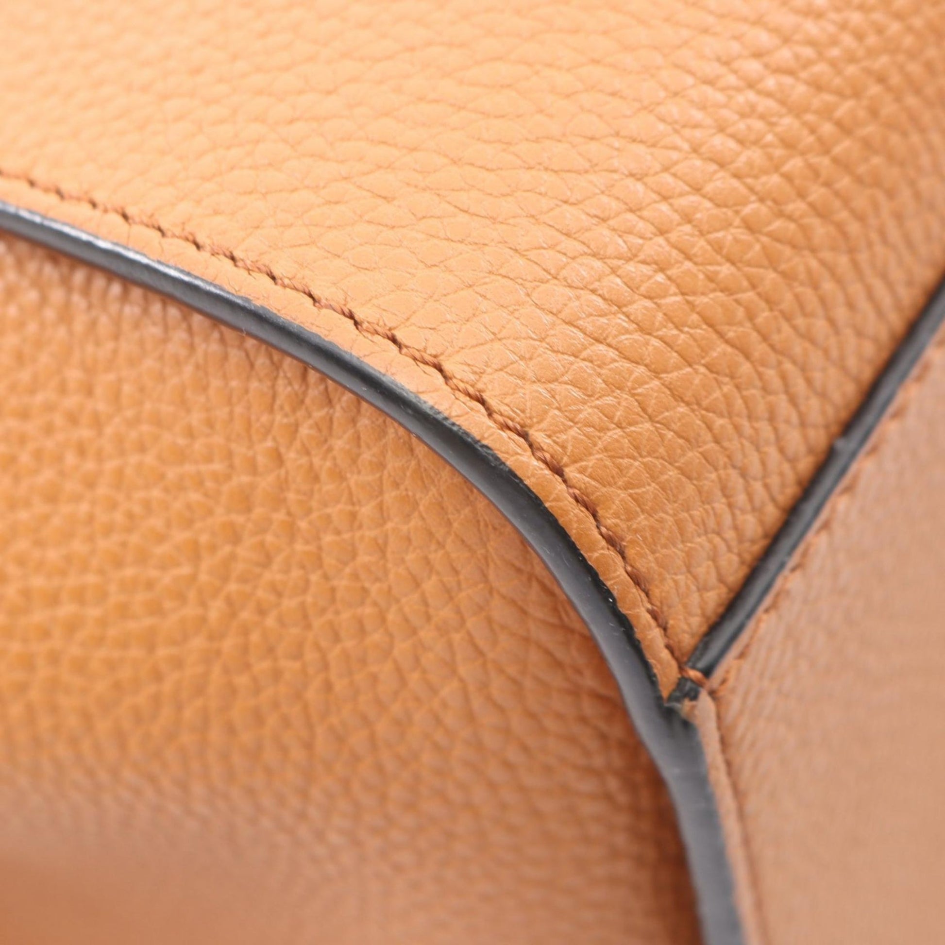 LOEWE Mini Grained Calfskin Drawstring Hammock Bag