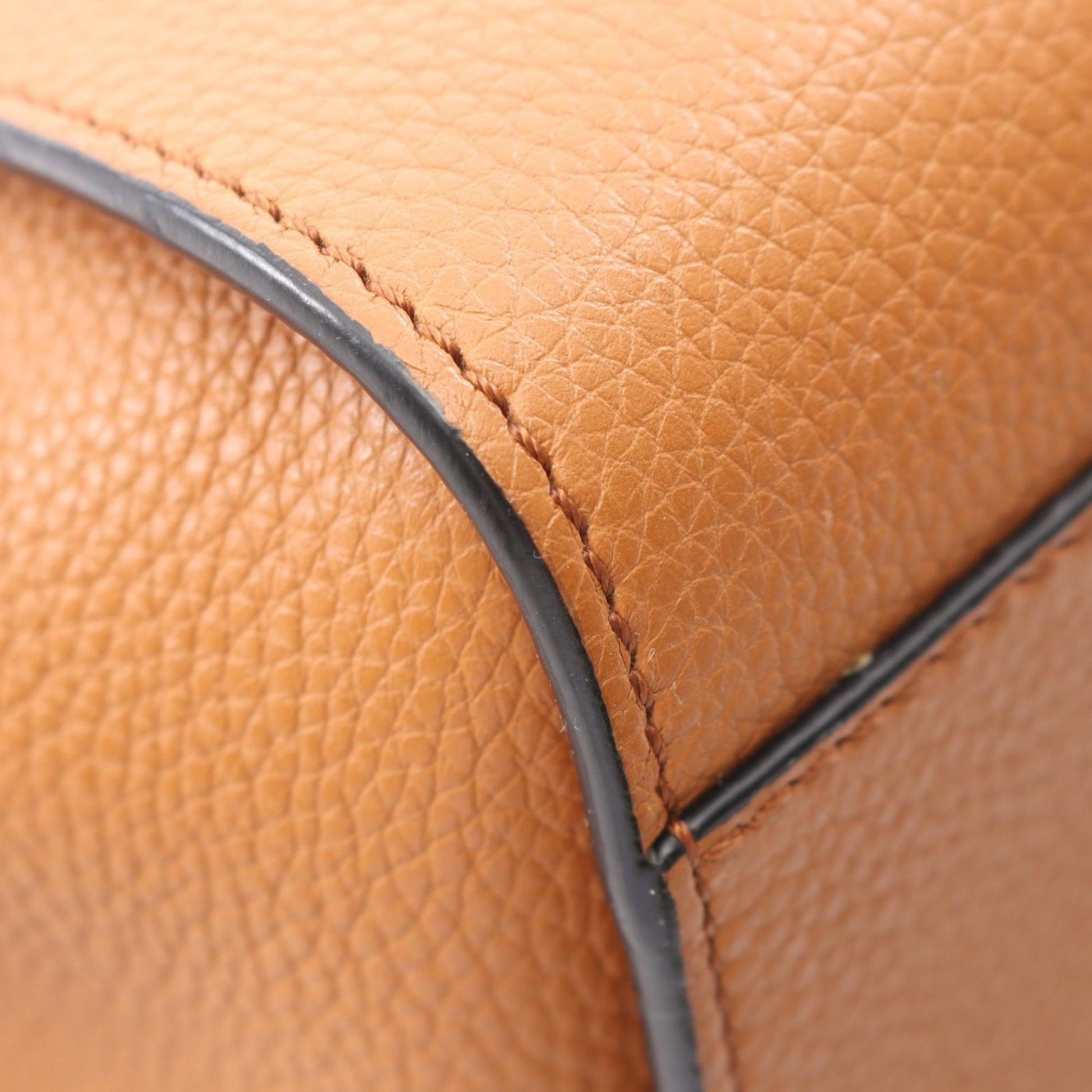 LOEWE Mini Grained Calfskin Drawstring Hammock Bag