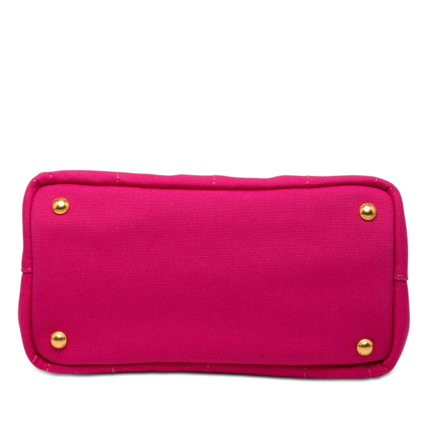 Prada Small Canvas Canapa Logo Satchel