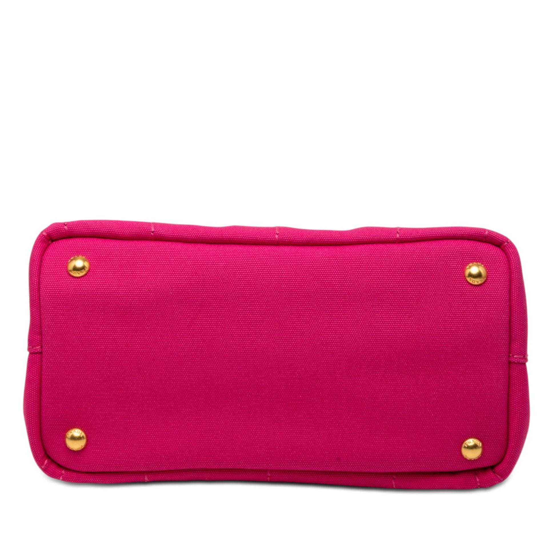 Prada Small Canvas Canapa Logo Satchel
