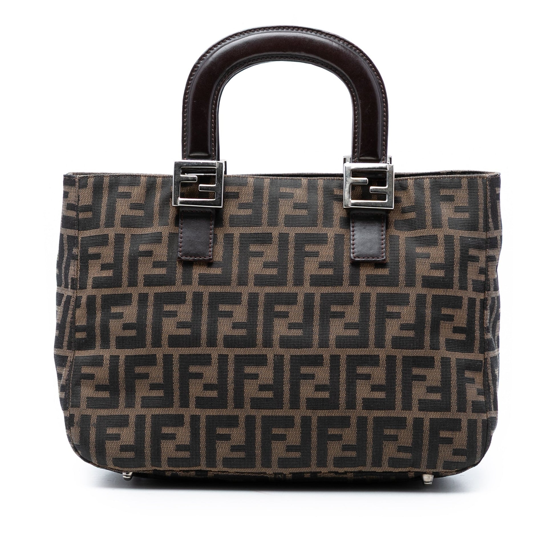 Fendi Small Zucca Canvas Twins Tote