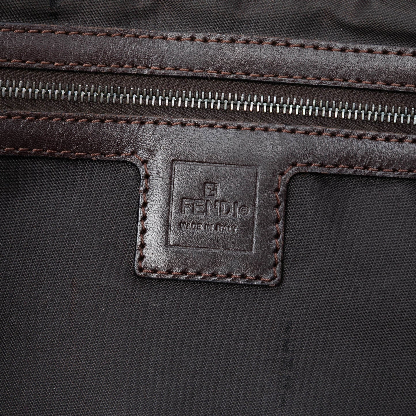 Fendi Small Zucca Canvas Twins Tote