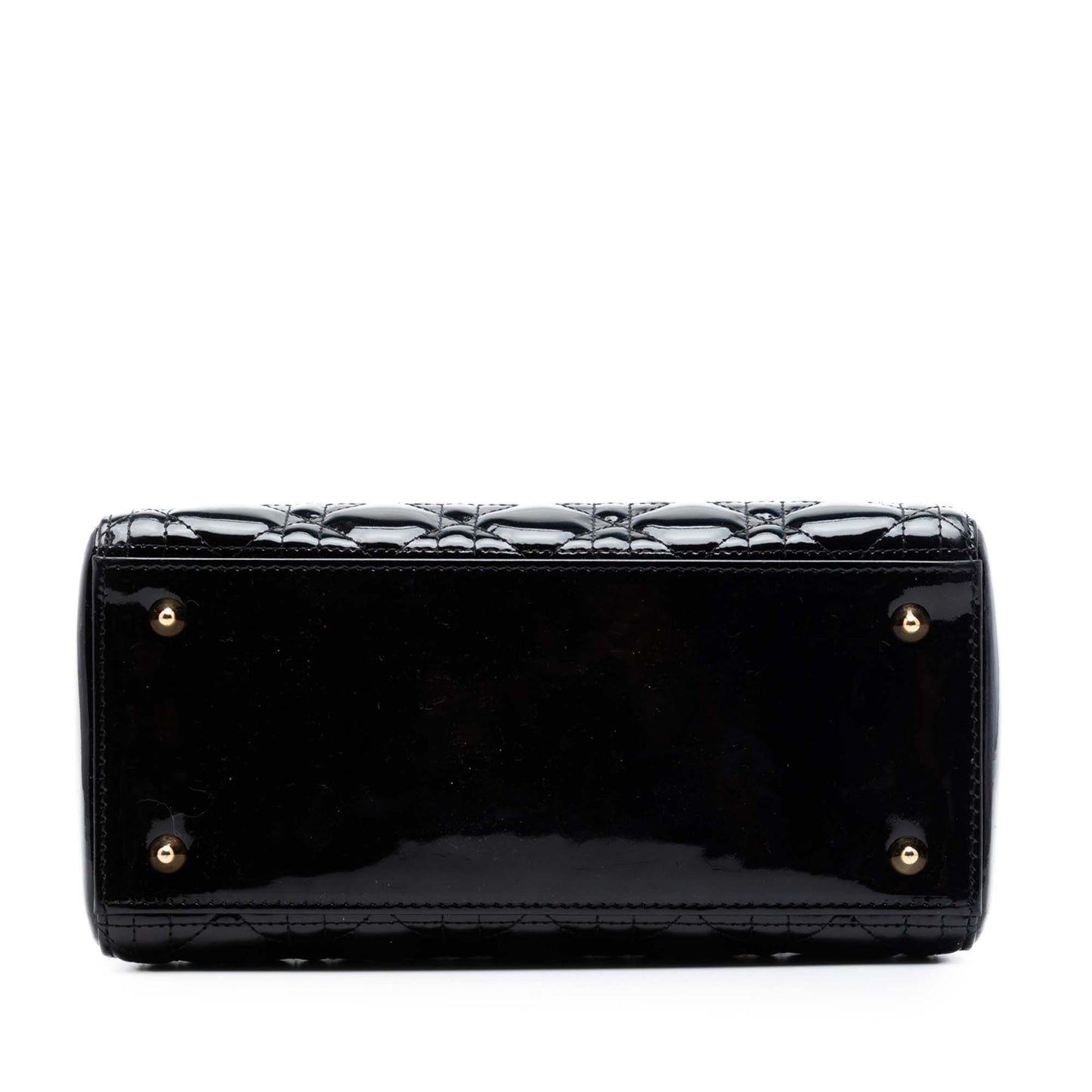 Dior Medium Patent Cannage Lady Dior