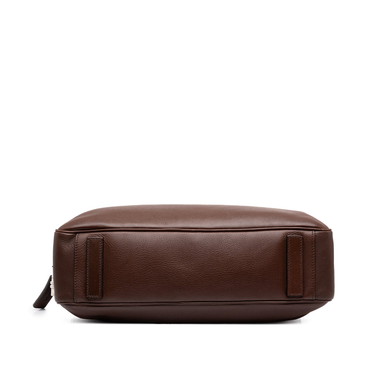 Prada Leather Business Bag — Brown