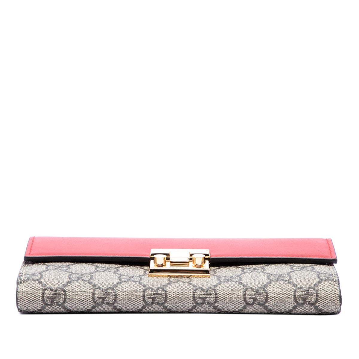 Gucci GG Supreme Padlock Wallet On Chain