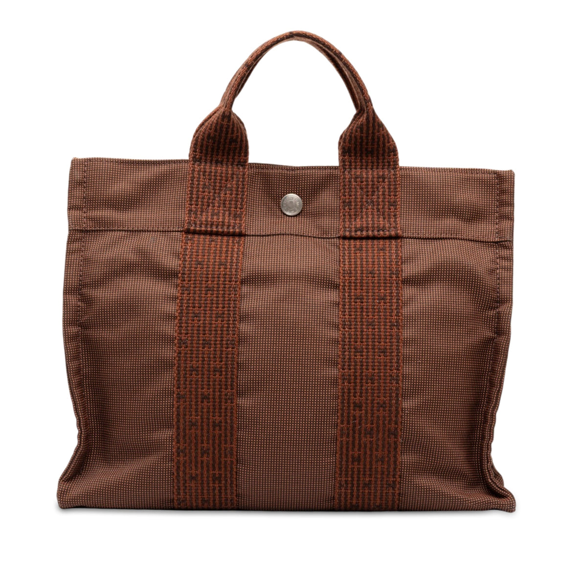 Hermès Canvas Herline PM — Brown