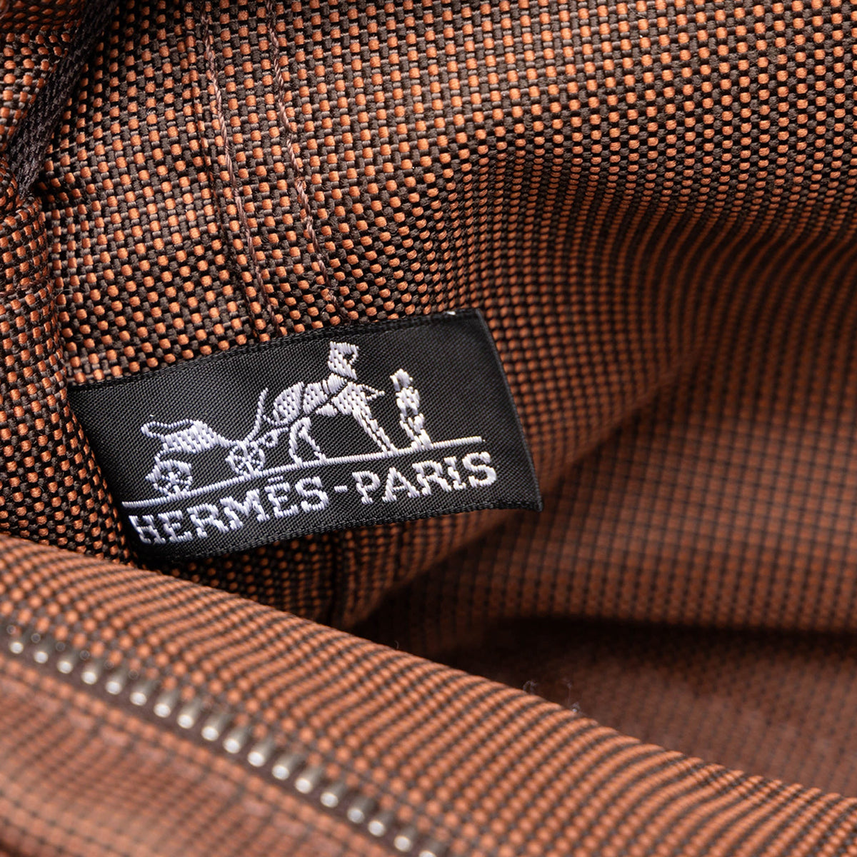 Hermès Canvas Herline PM — Brown