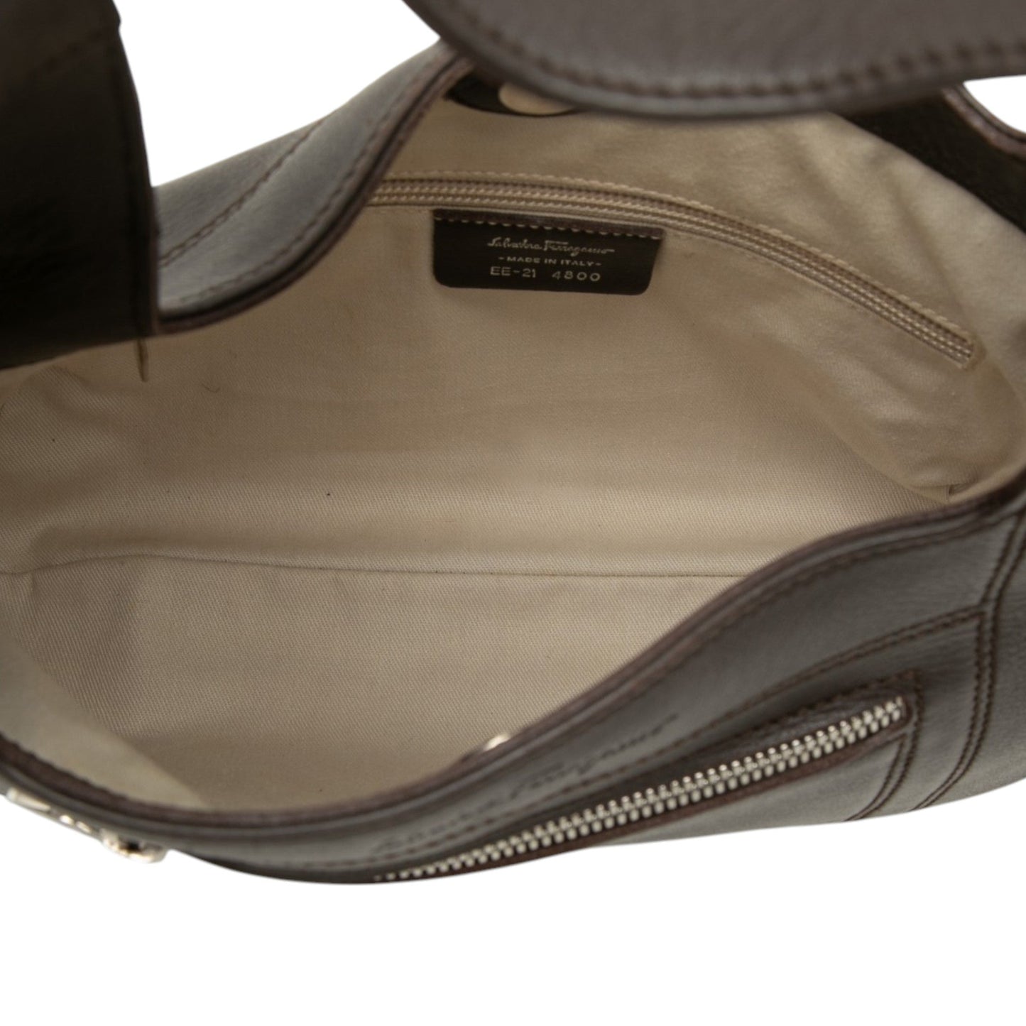 Ferragamo Calfskin Gancini Hobo