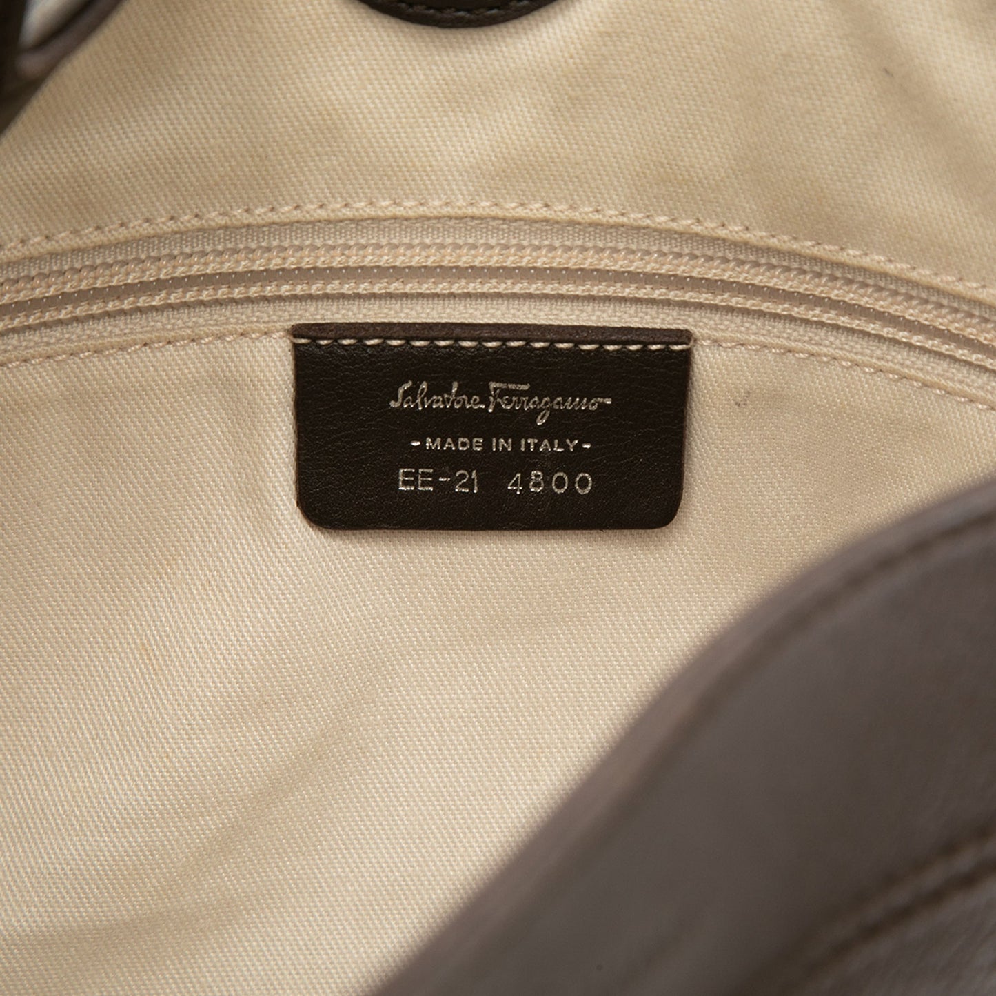 Ferragamo Calfskin Gancini Hobo