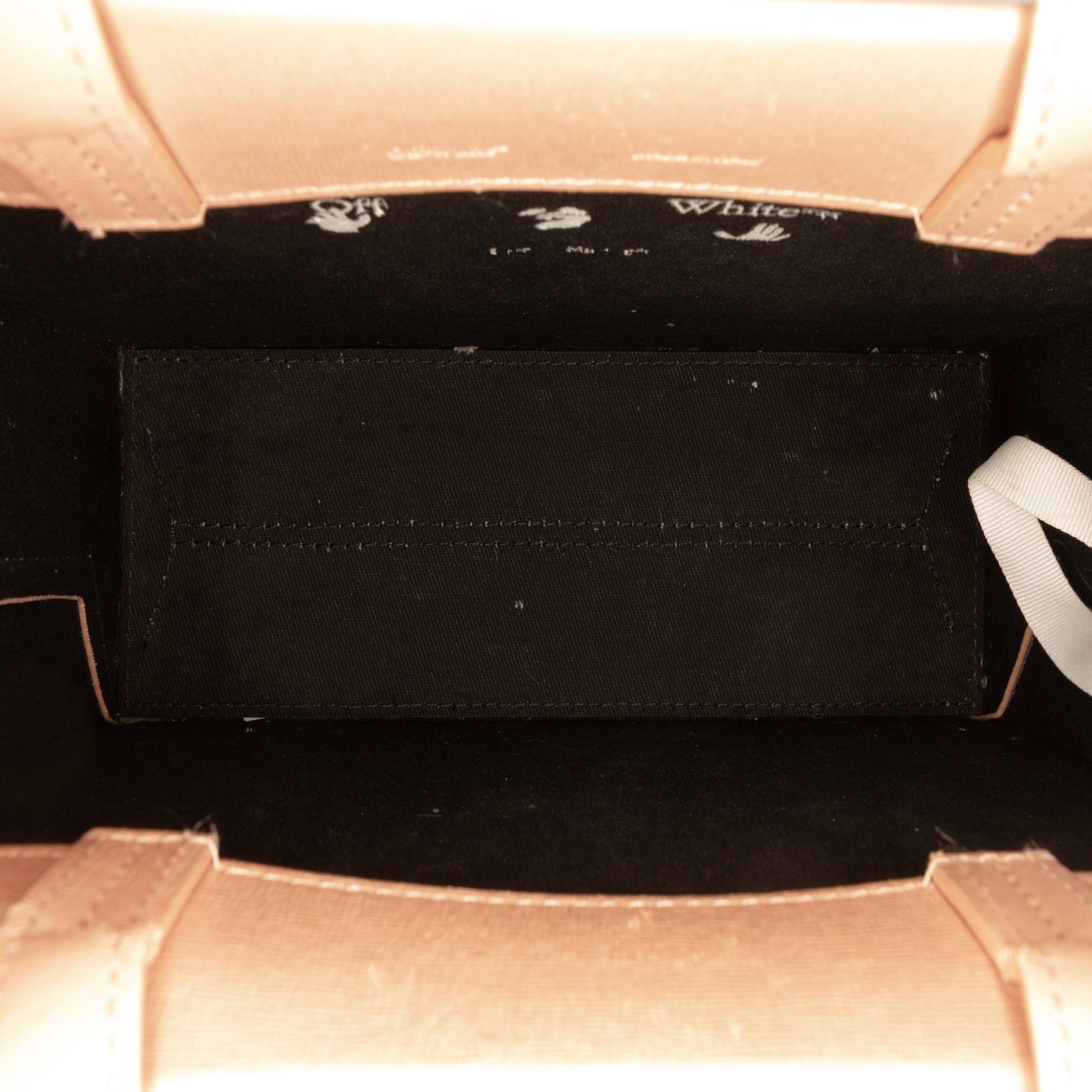 Off-White Mini Calfskin Box Flower Arrow Satchel