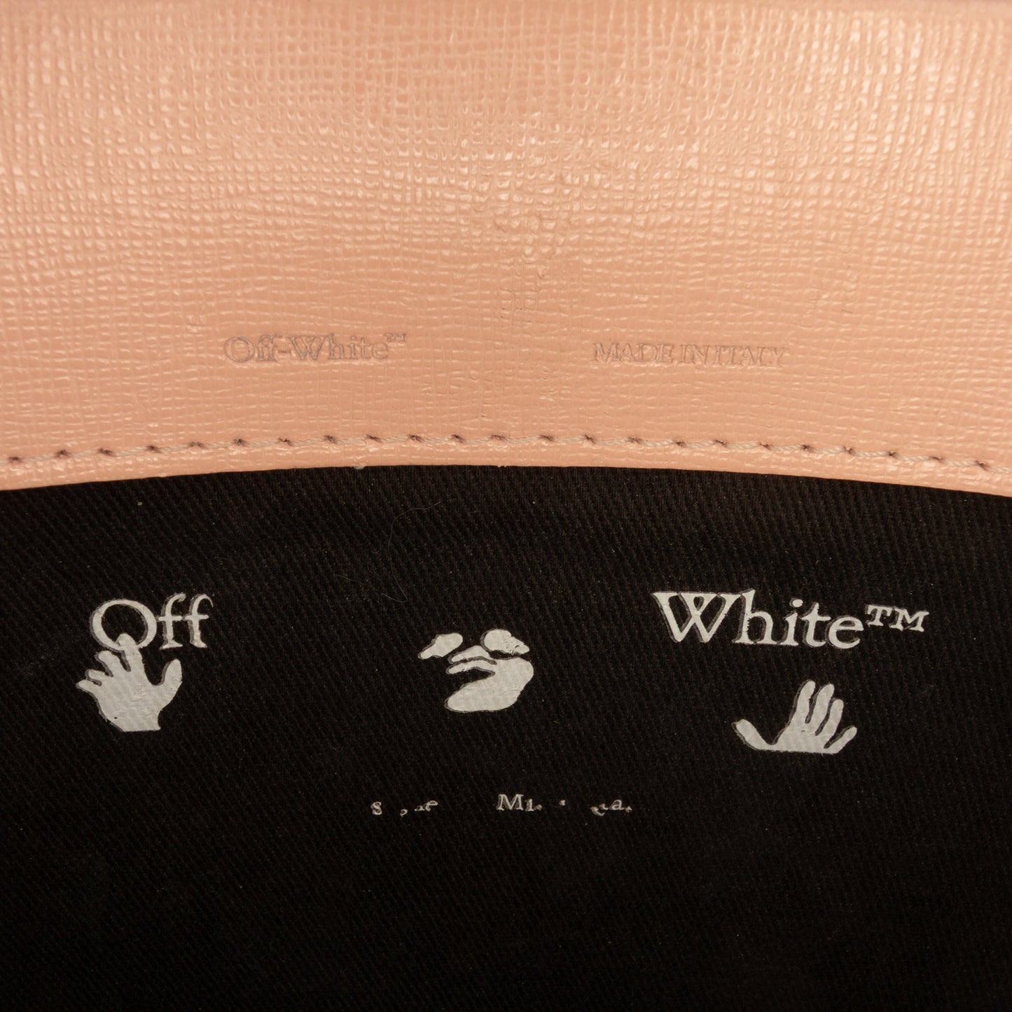 Off-White Mini Calfskin Box Flower Arrow Satchel
