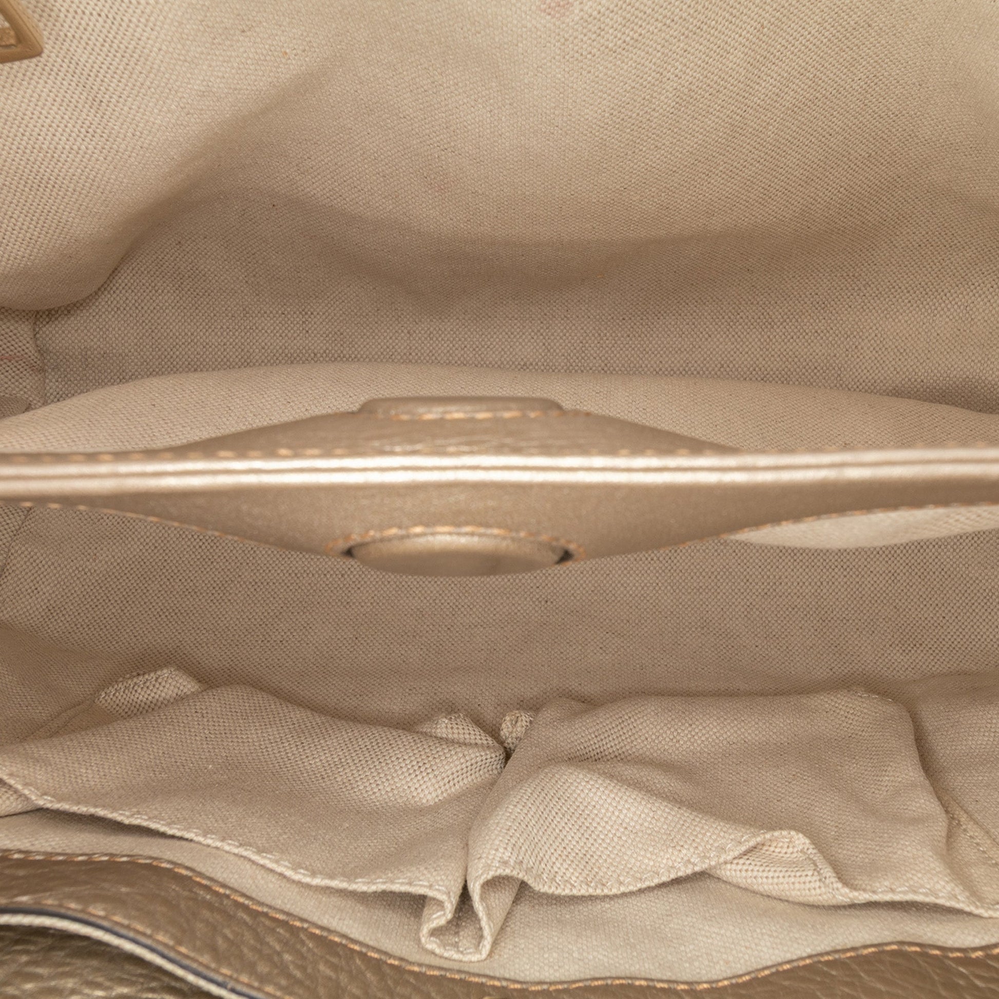 Gucci Small Calfskin Bamboo Shopper Satchel