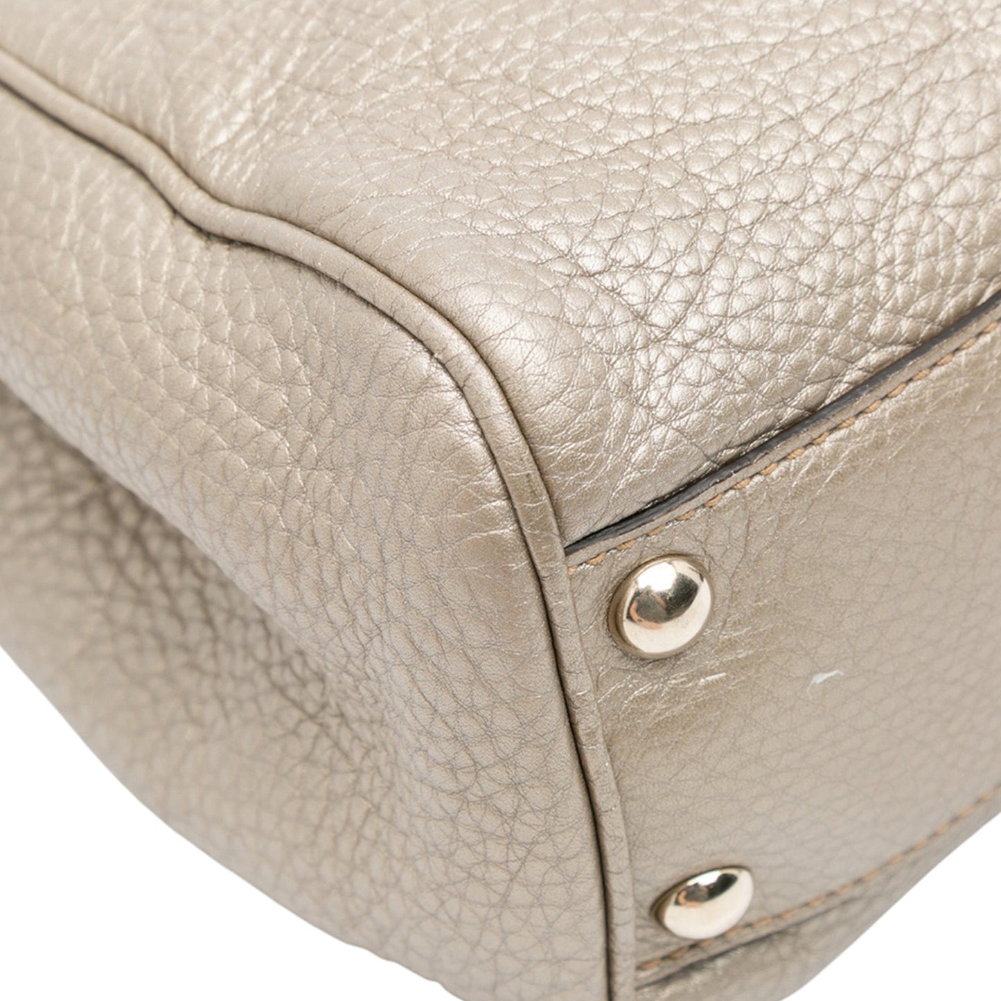 Gucci Small Calfskin Bamboo Shopper Satchel