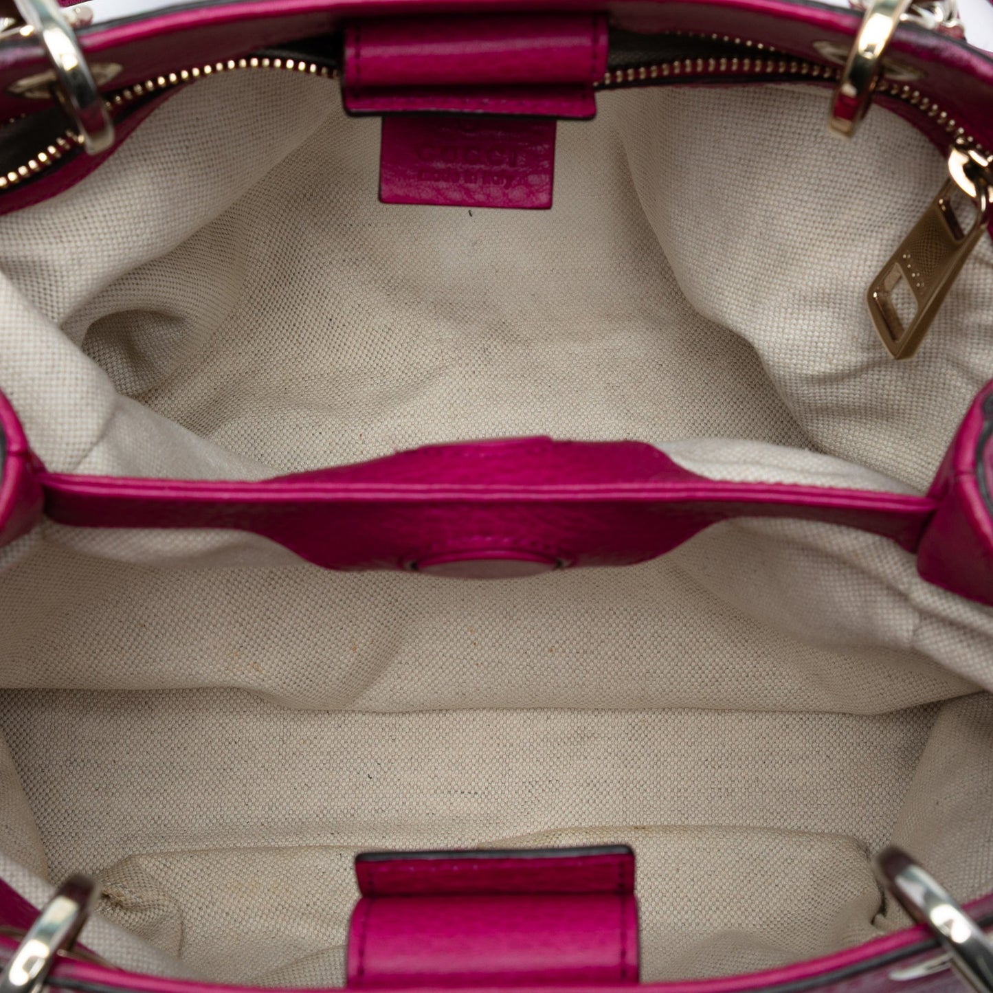 Gucci Small Calfskin Bamboo Shopper Satchel