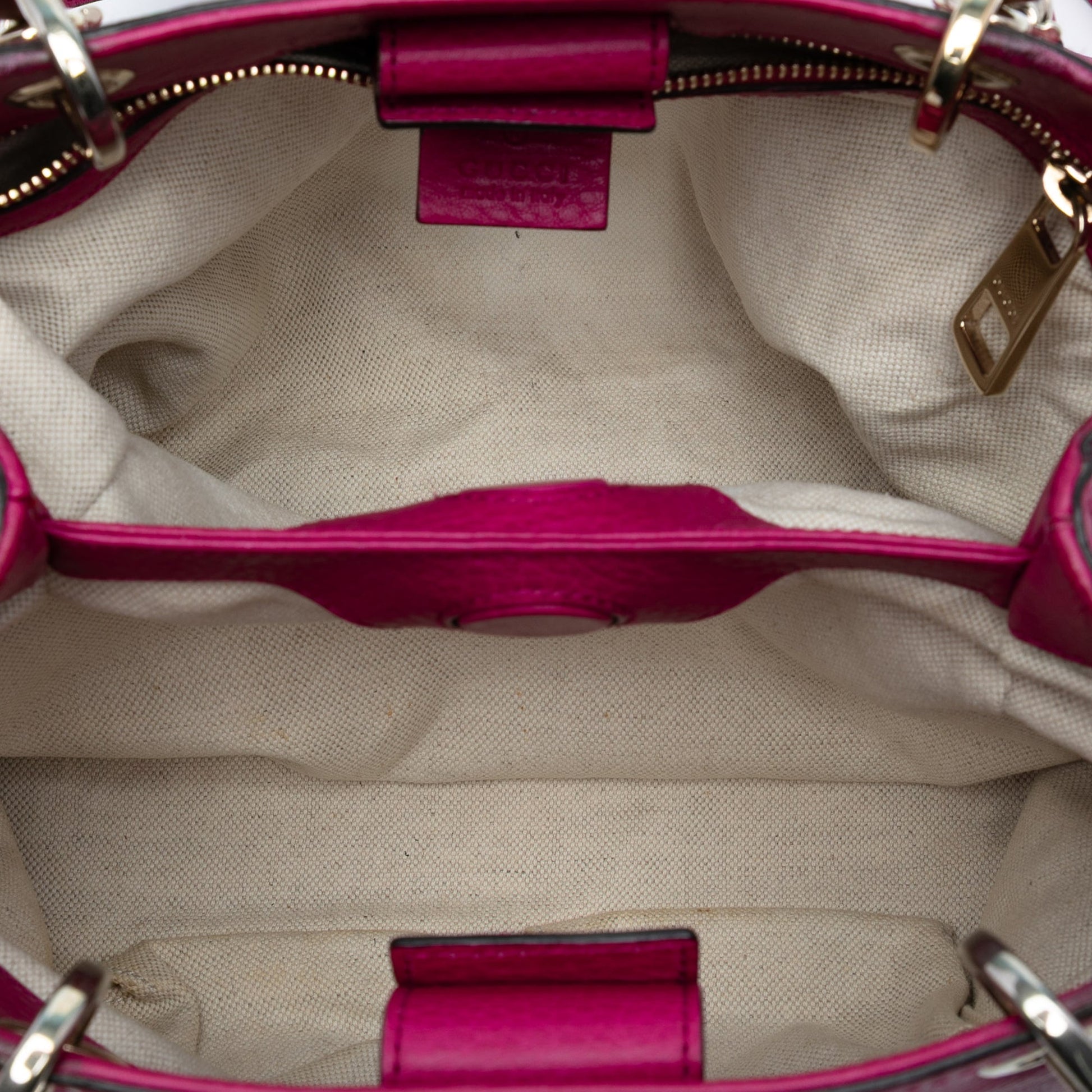Gucci Small Calfskin Bamboo Shopper Satchel
