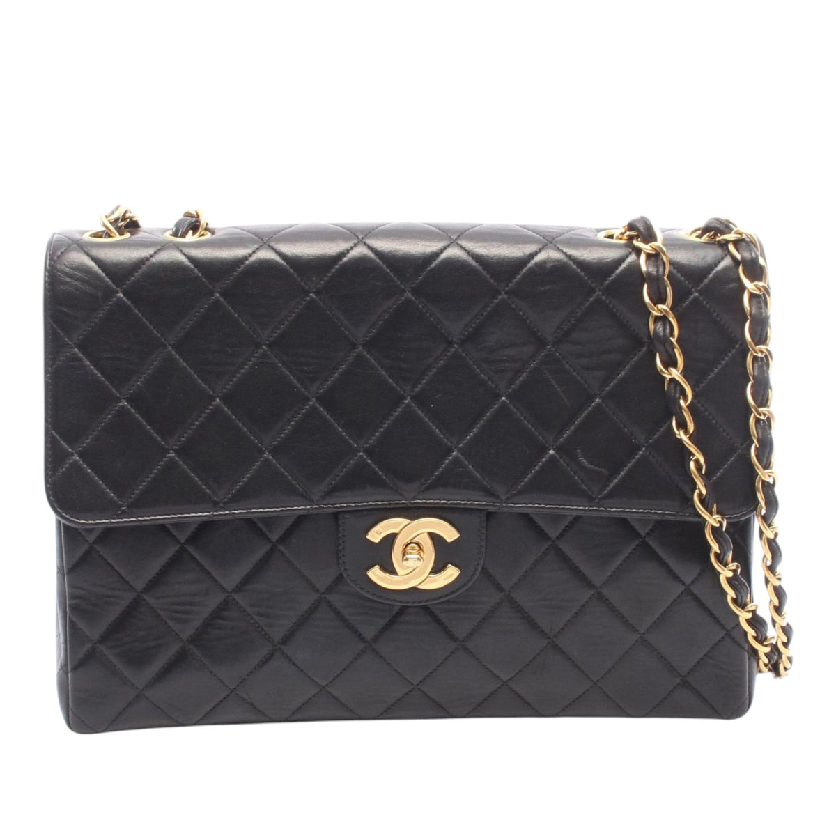 Chanel Medium CC Quilted Lambskin Single Flap
