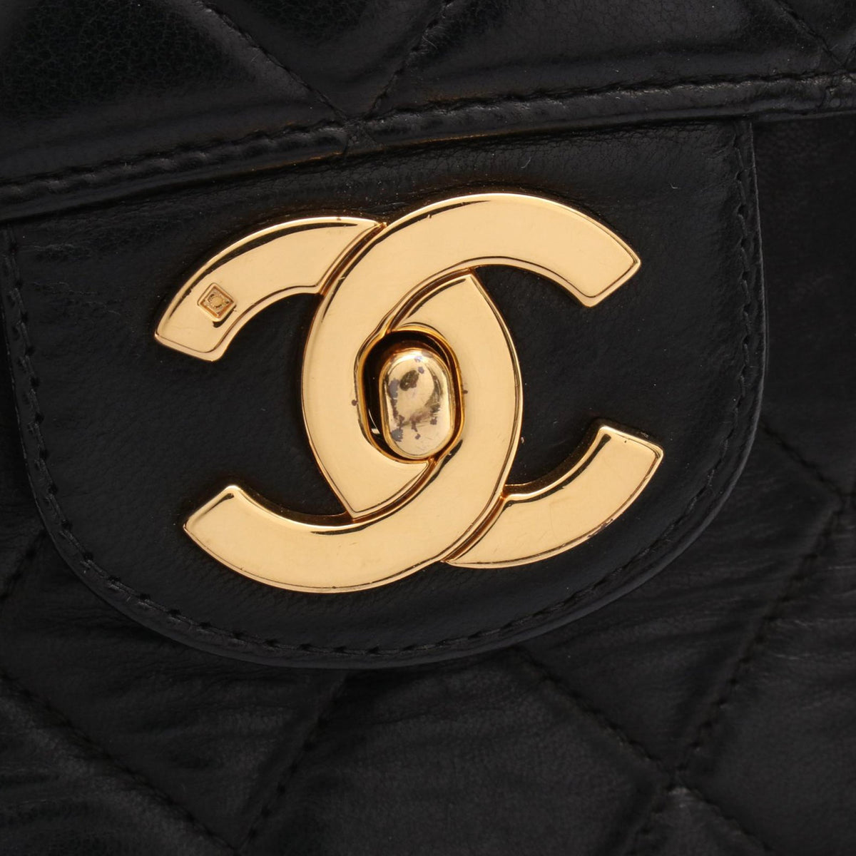 Chanel Medium CC Quilted Lambskin Single Flap