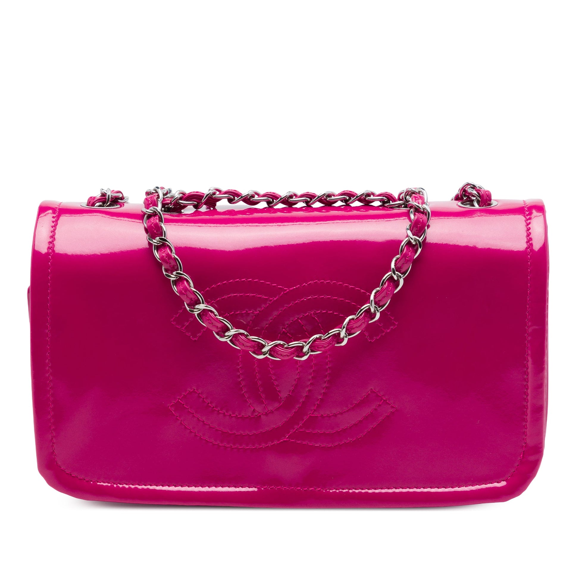 Chanel CC Patent Lipstick Ligne Flap
