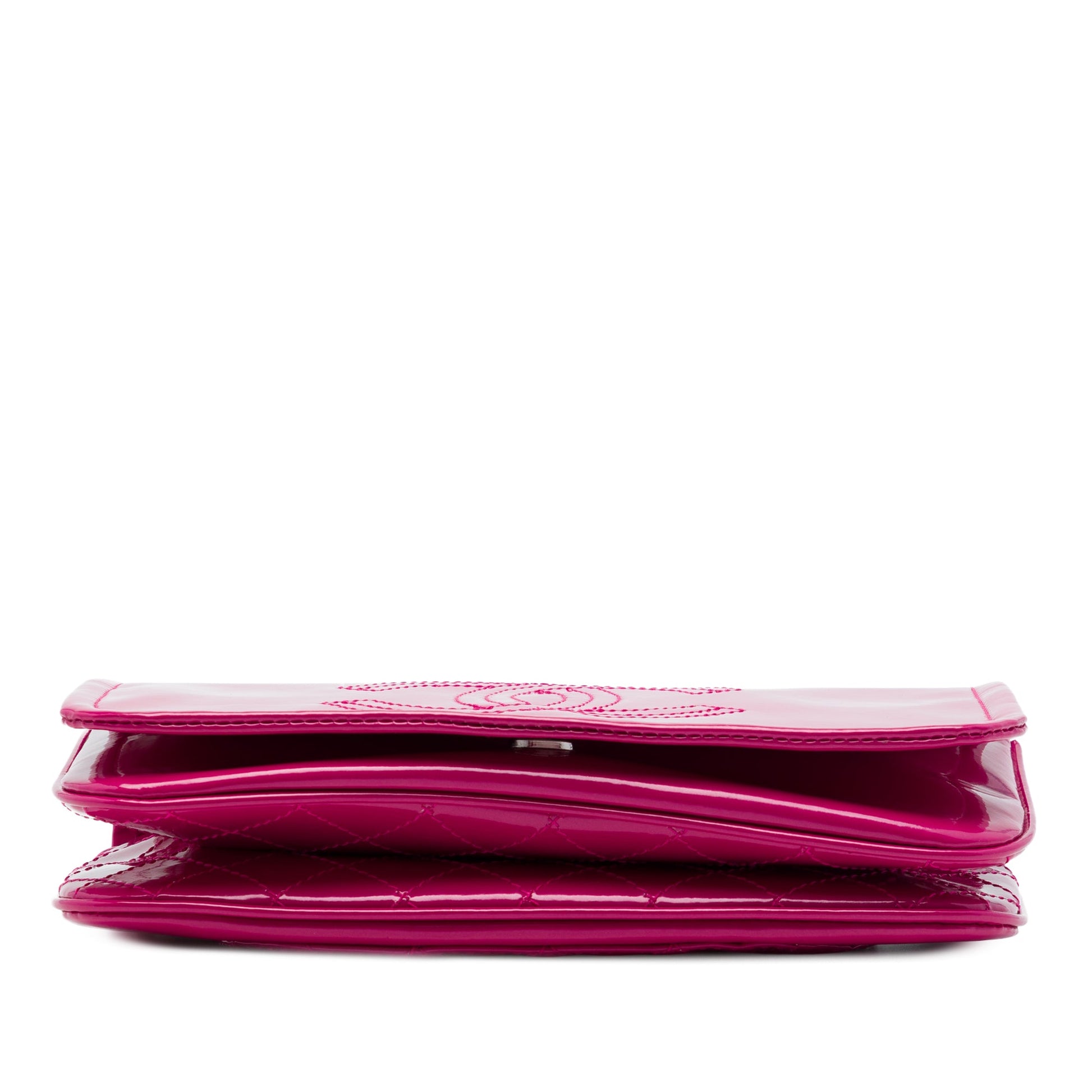 Chanel CC Patent Lipstick Ligne Flap
