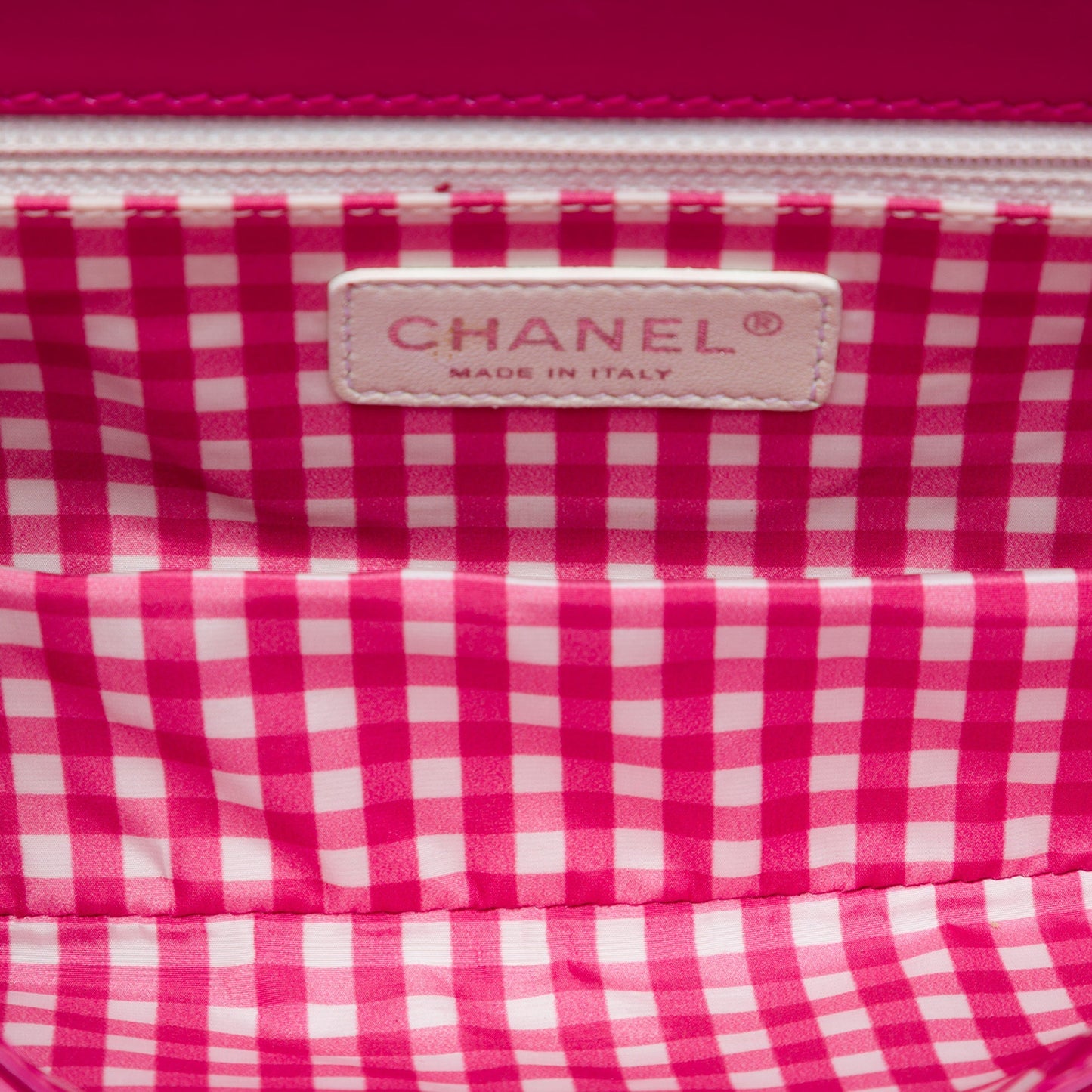 Chanel CC Patent Lipstick Ligne Flap