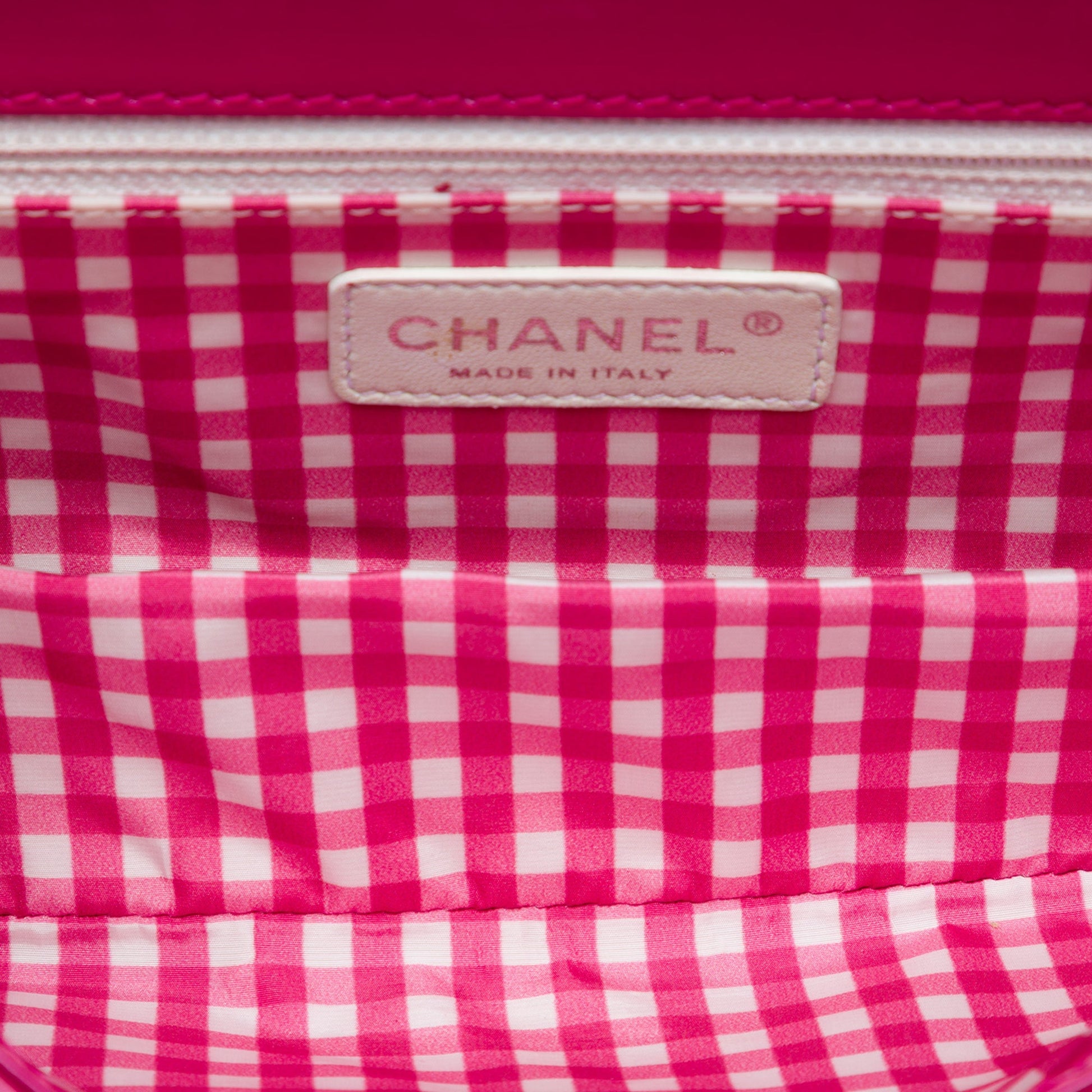 Chanel CC Patent Lipstick Ligne Flap
