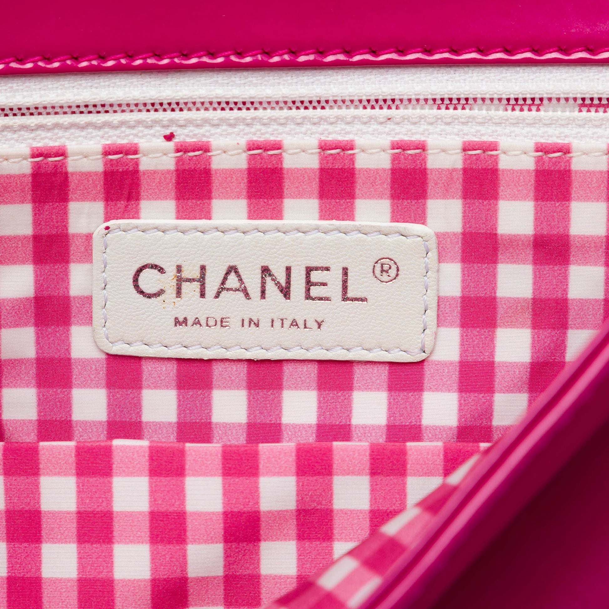 Chanel CC Patent Lipstick Ligne Flap