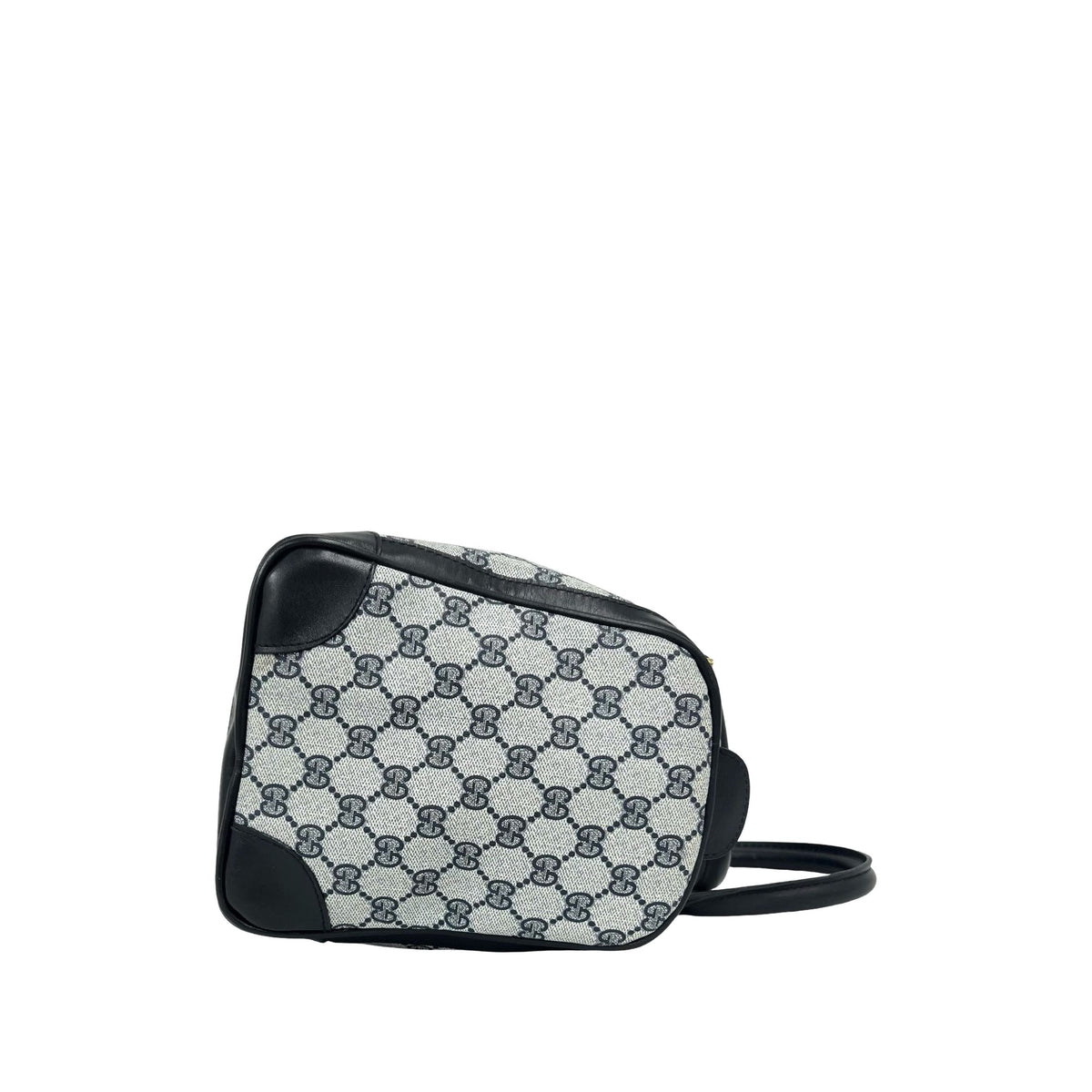 Gucci GG Supreme Web Boston — Gray