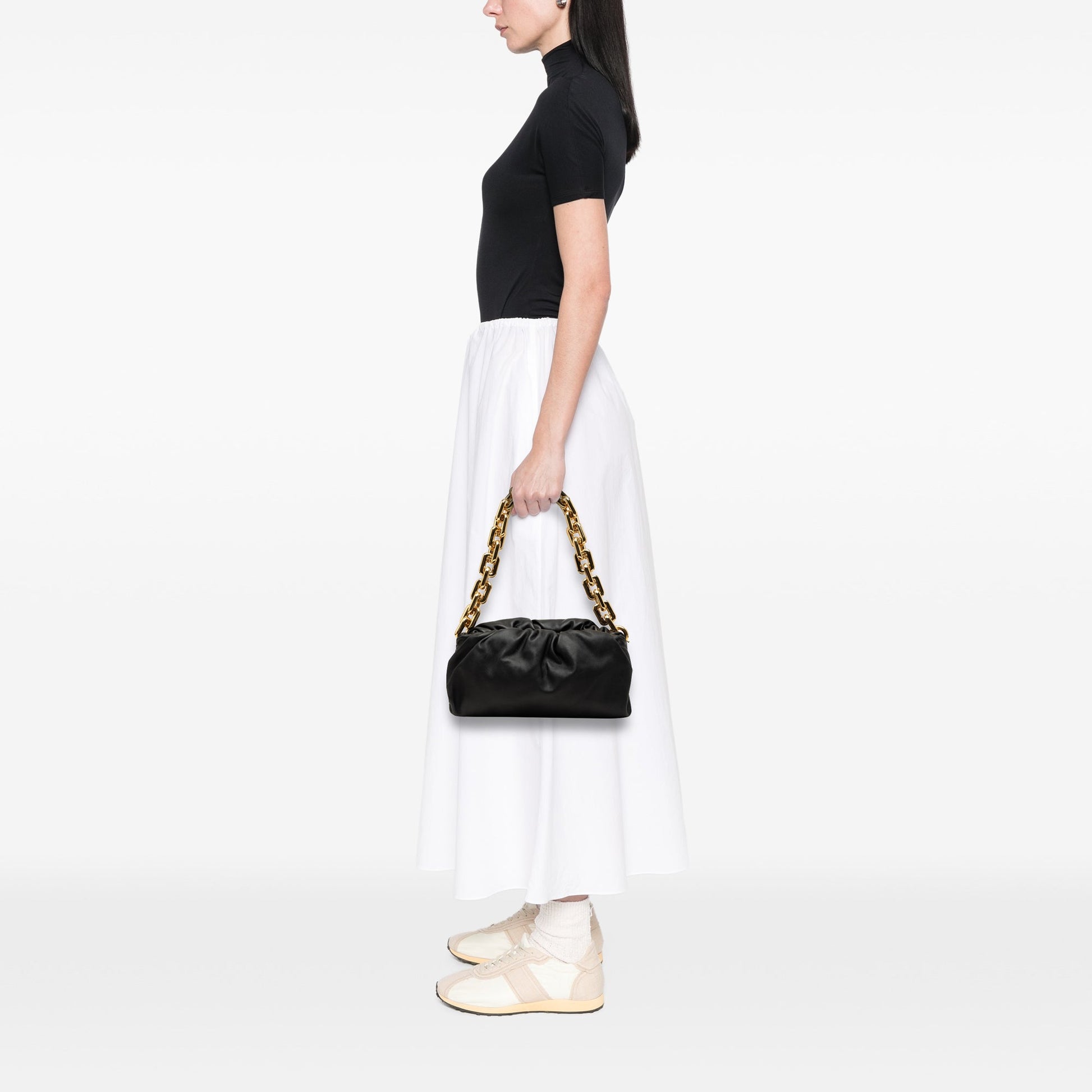 Bottega Veneta Lambskin Chain Pouch
