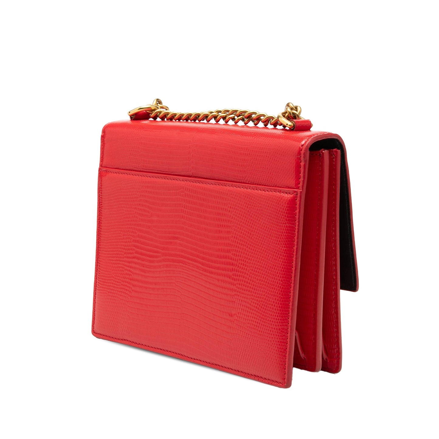Balenciaga Embossed Patent Sharp S Chain Shoulder Bag