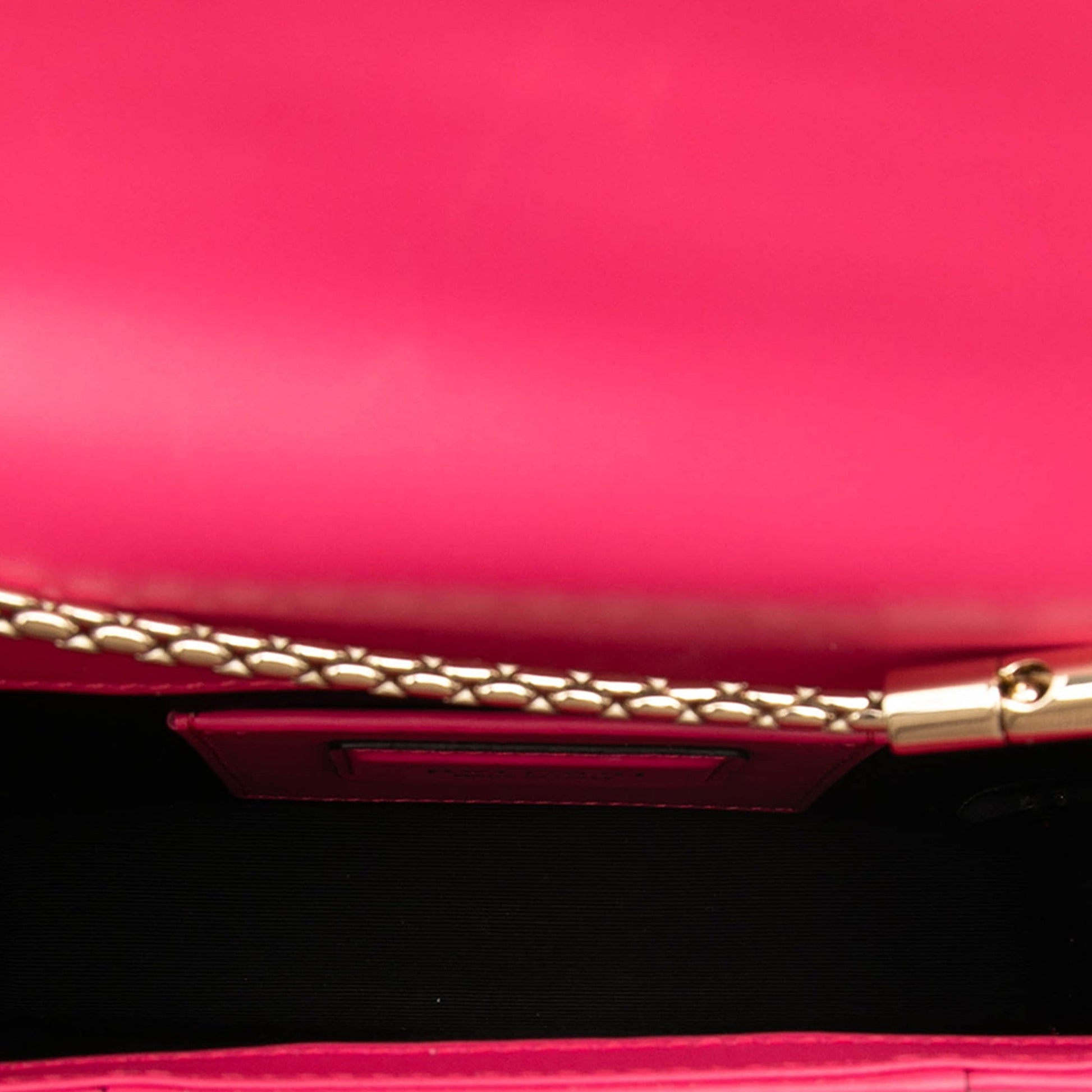 Bvlgari Small Leather Square Serpenti Forever Chain Crossbody