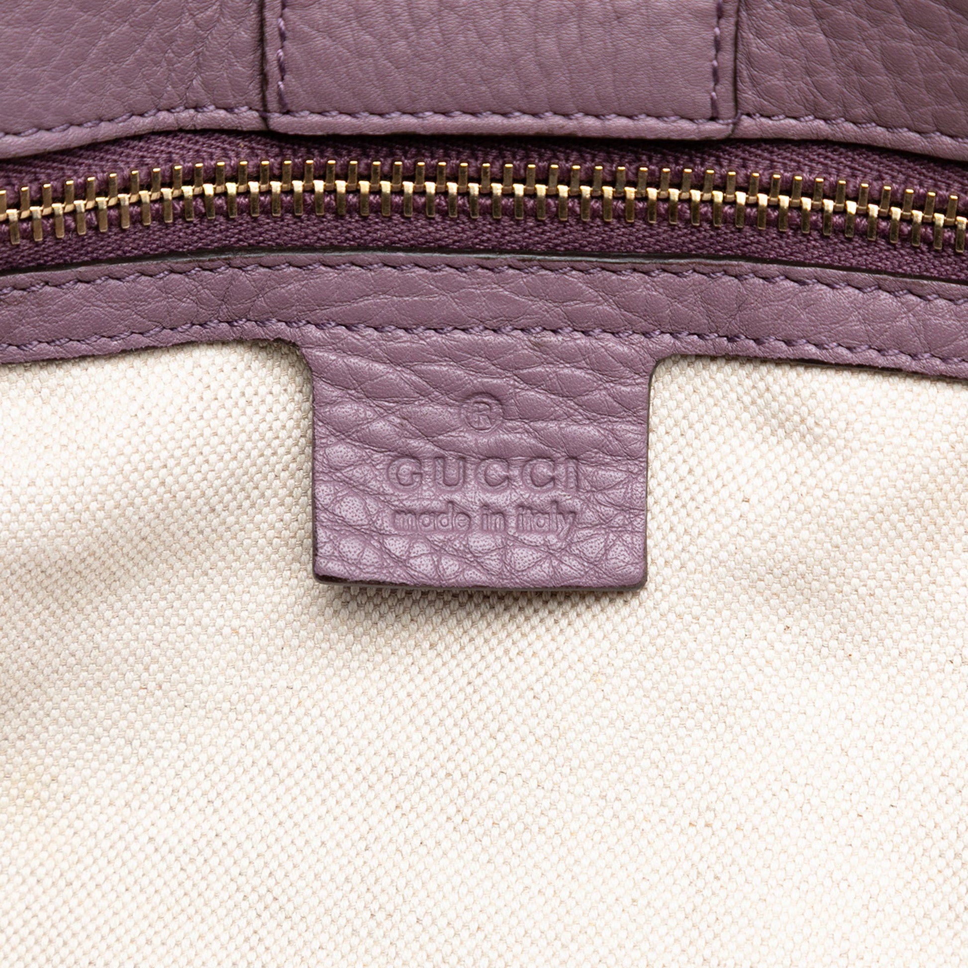Gucci Large Calfskin Bamboo Shopper Satchel