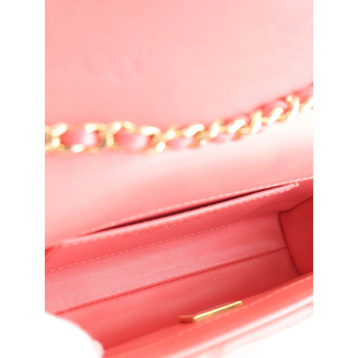 Chanel Mini CC Quilted Lambskin Chain Flap — Pink