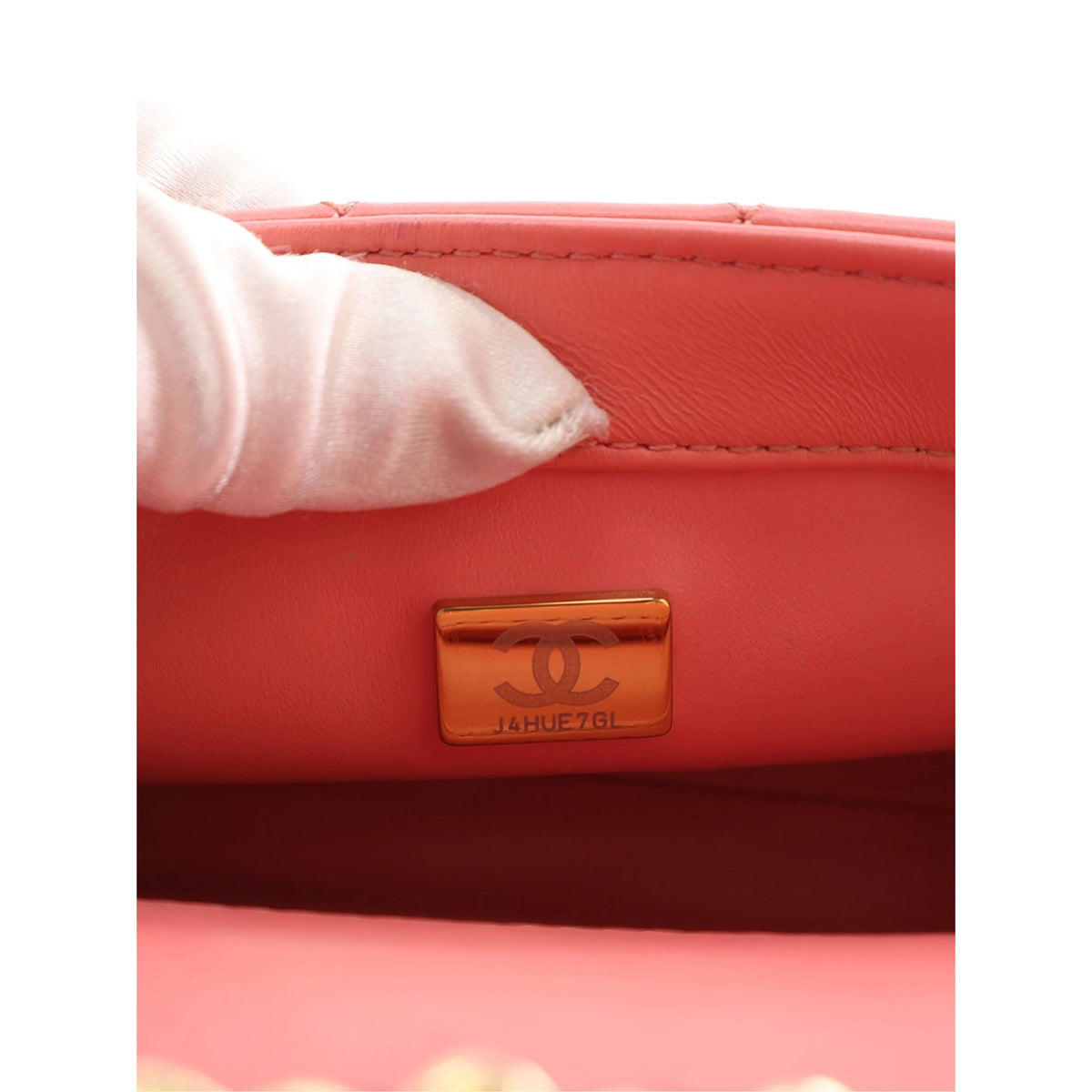 Chanel Mini CC Quilted Lambskin Chain Flap — Pink