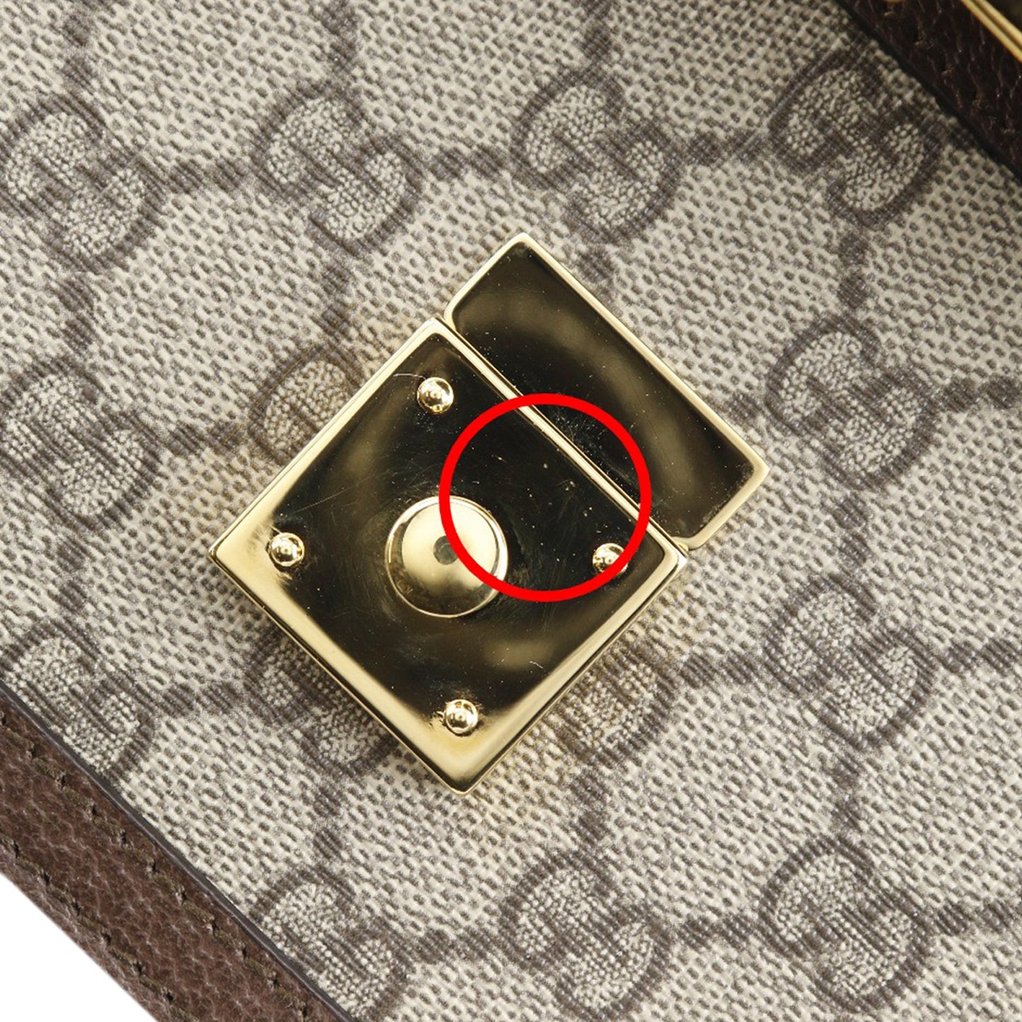 Gucci Small GG Supreme Web Ophidia Top Handle Bag