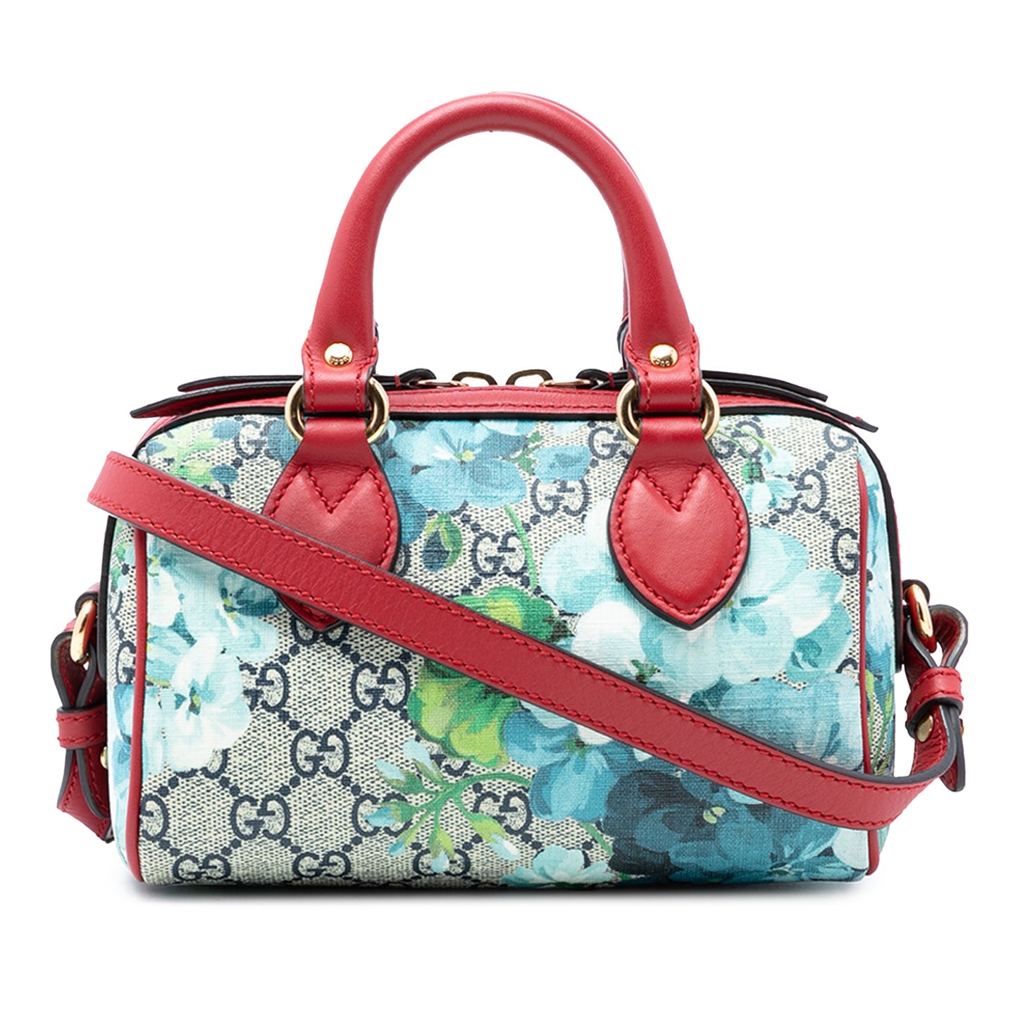 Gucci Mini GG Supreme Blooms Boston Bag